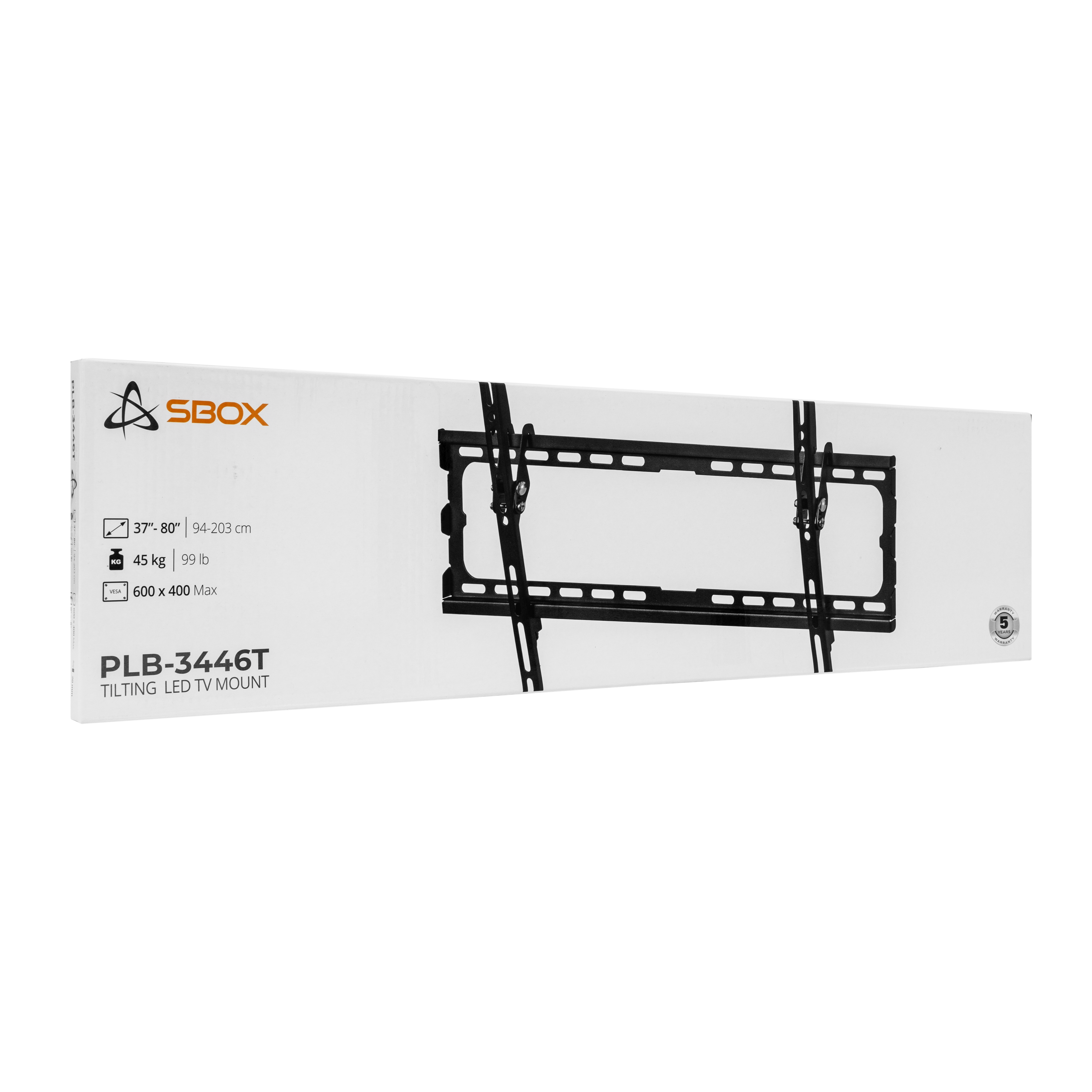 Nosač za TV zidni SBOX PLB-3446T-2 (37"- 80", do 45 kg, nagib 8°)-15