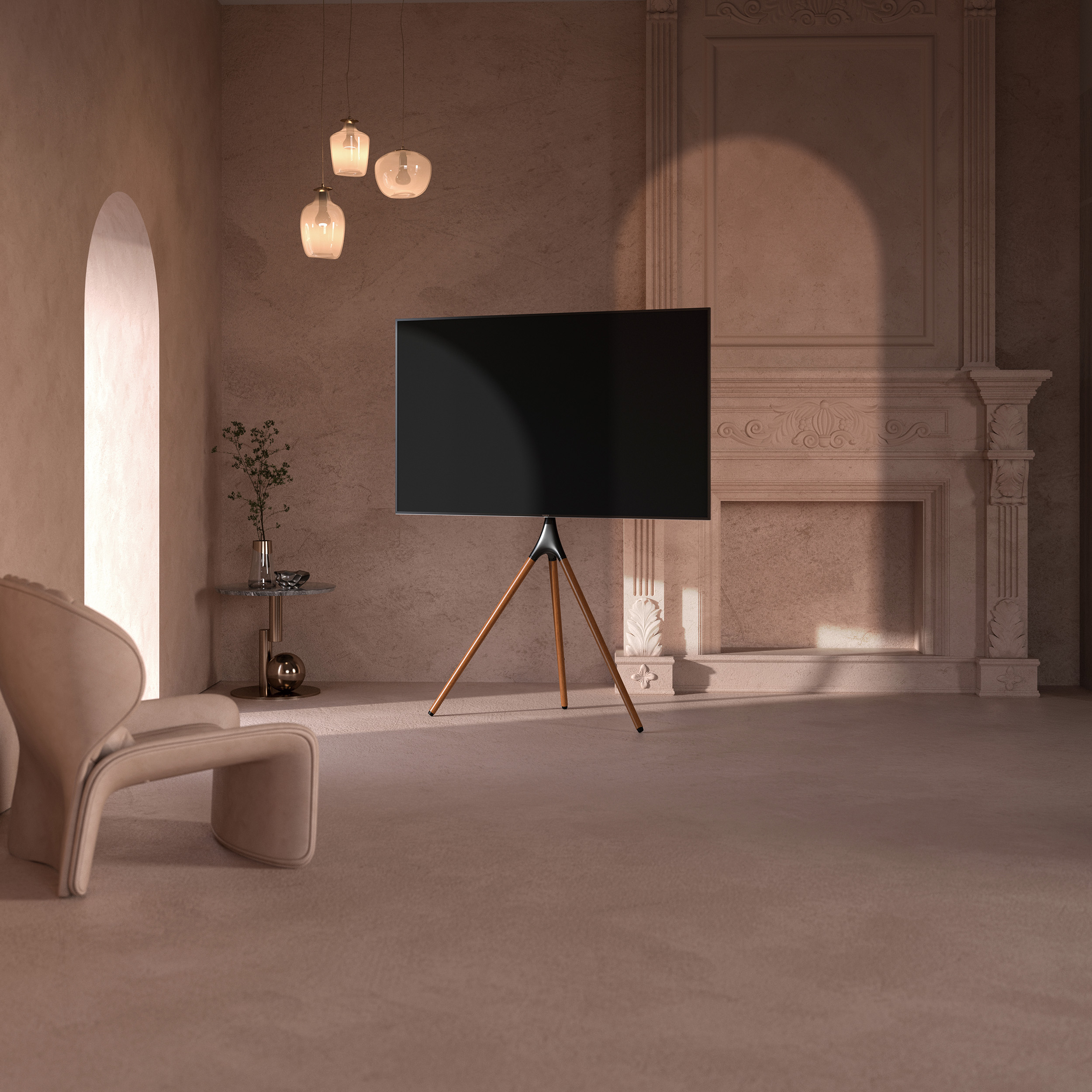 Podni fiksni stalak za TV SBOX FS-1246F-13