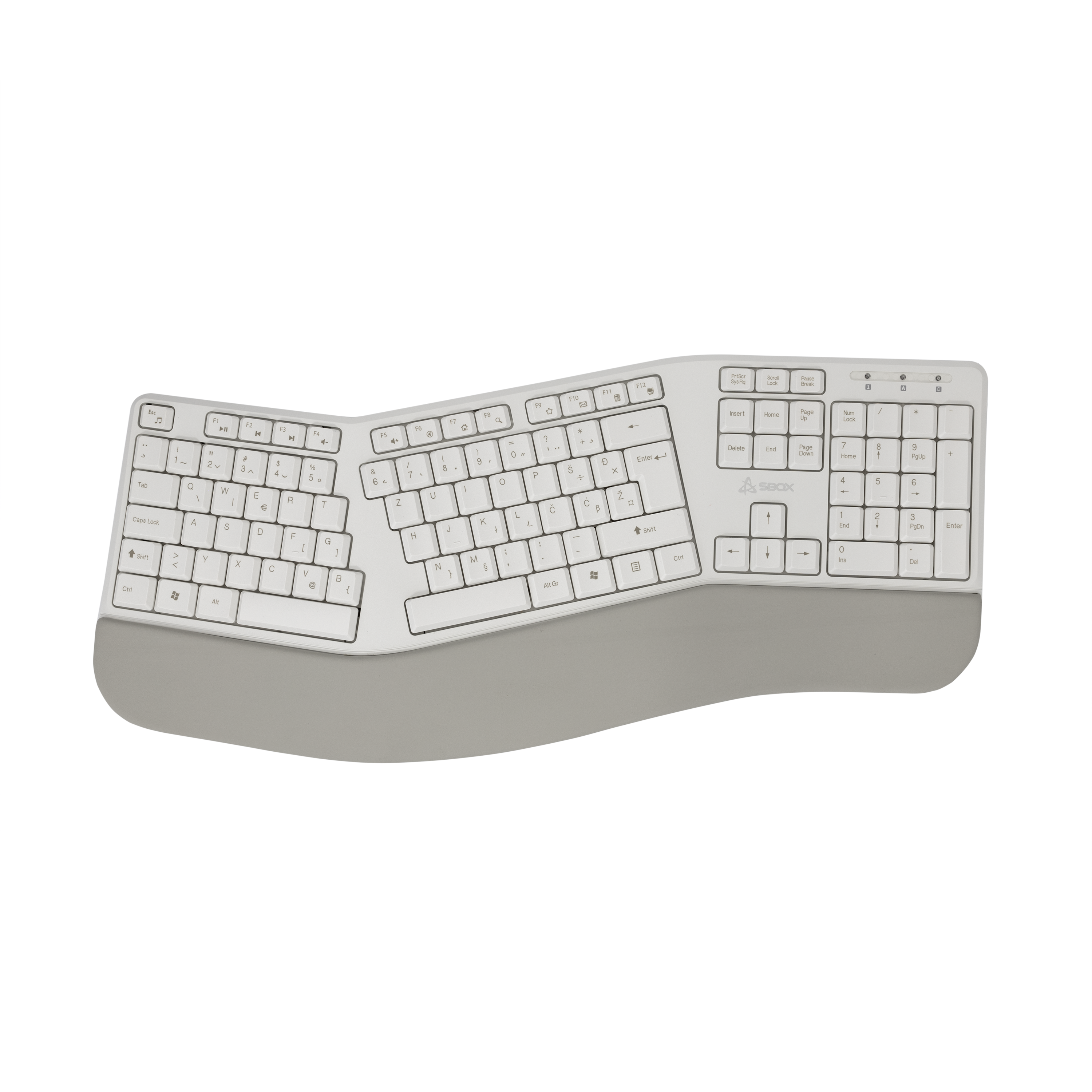 Tipkovnica SBOX WK-905 HR (ergo, bežična)-6