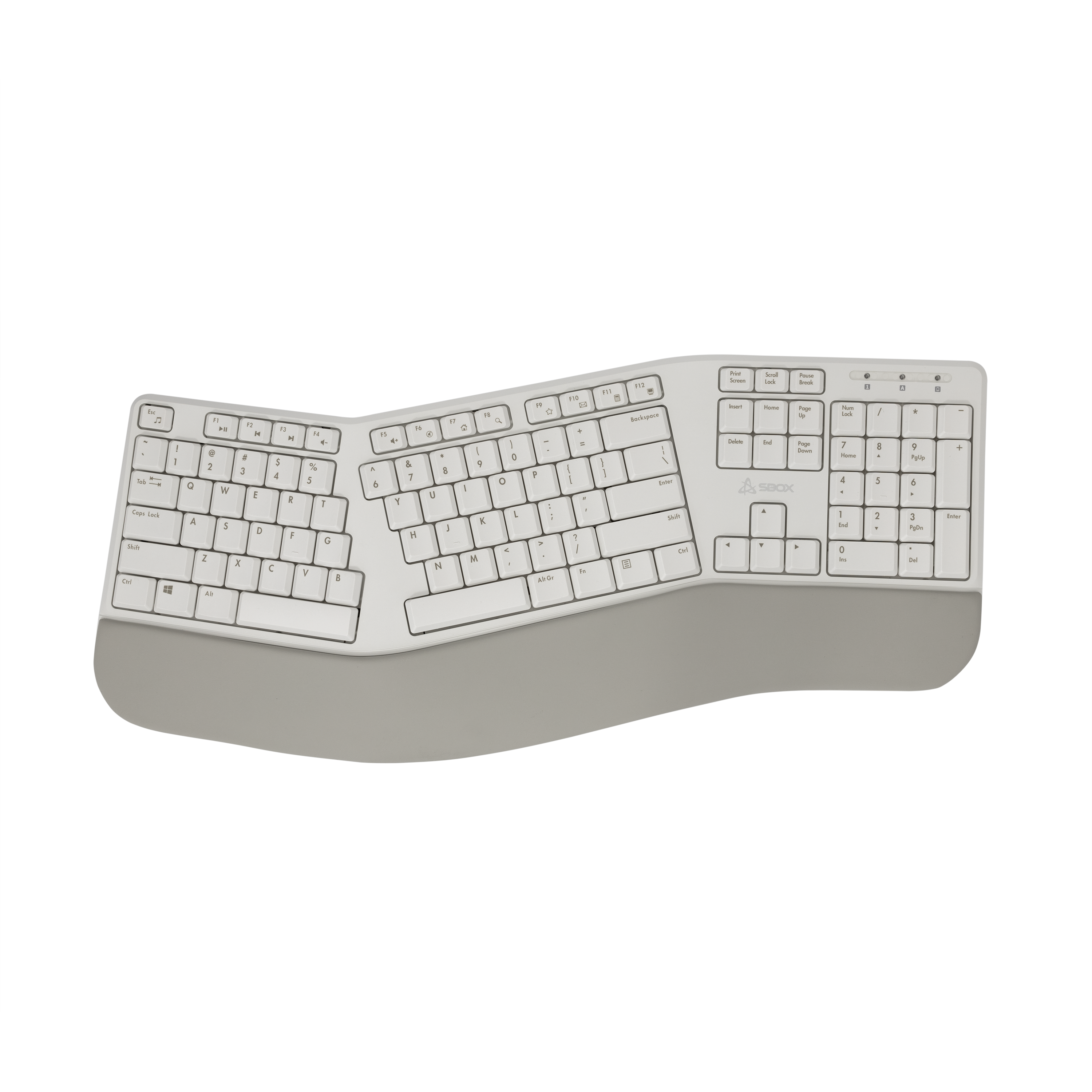Tipkovnica SBOX WK-905 US (ergo, bežična)-0
