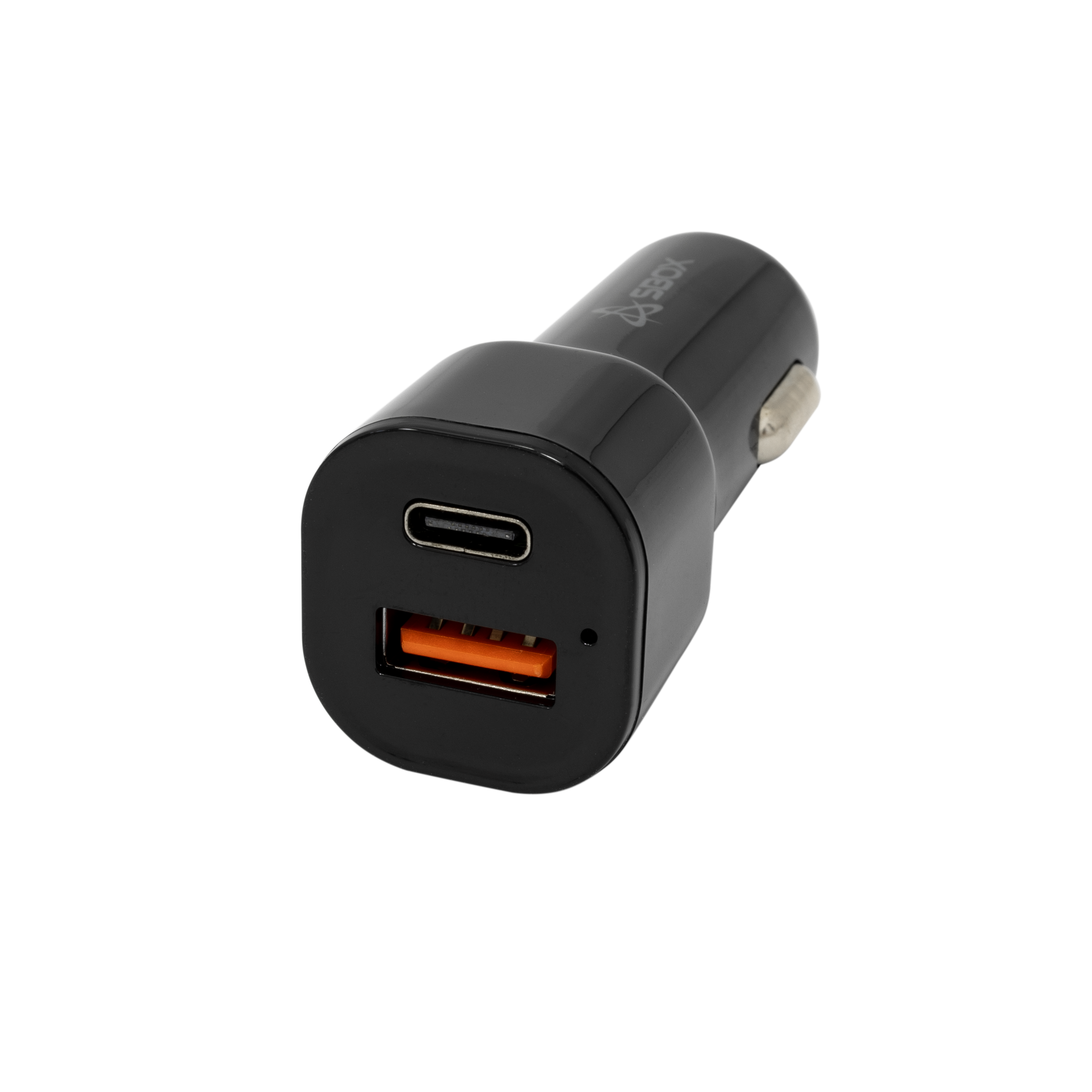 Auto punjač SBOX USB CC-038 (2 ulaza, 38 W) crni-0