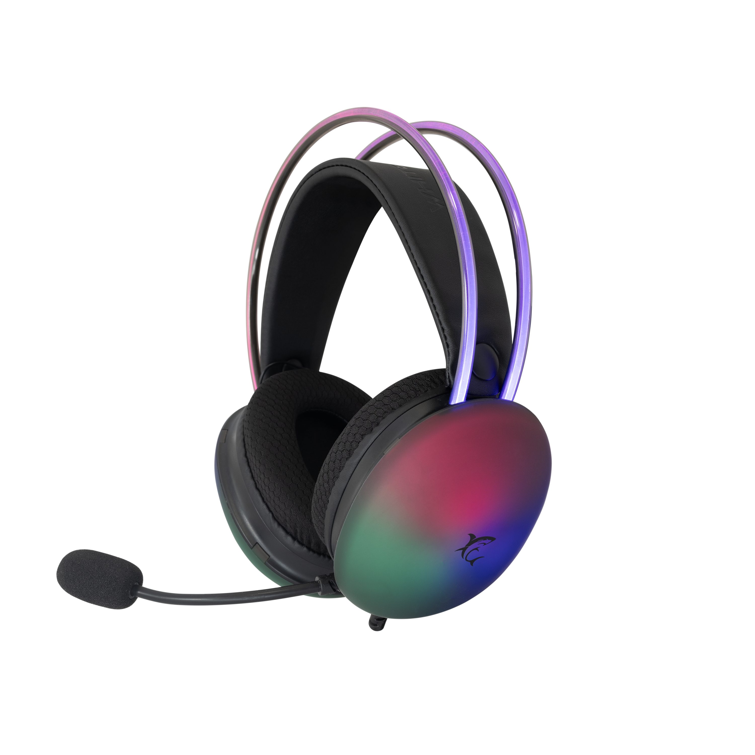 Slušalice WHITE SHARK GH-2342 FIREFLY crne, RGB, PC, PS4/5, XBOX, MAC