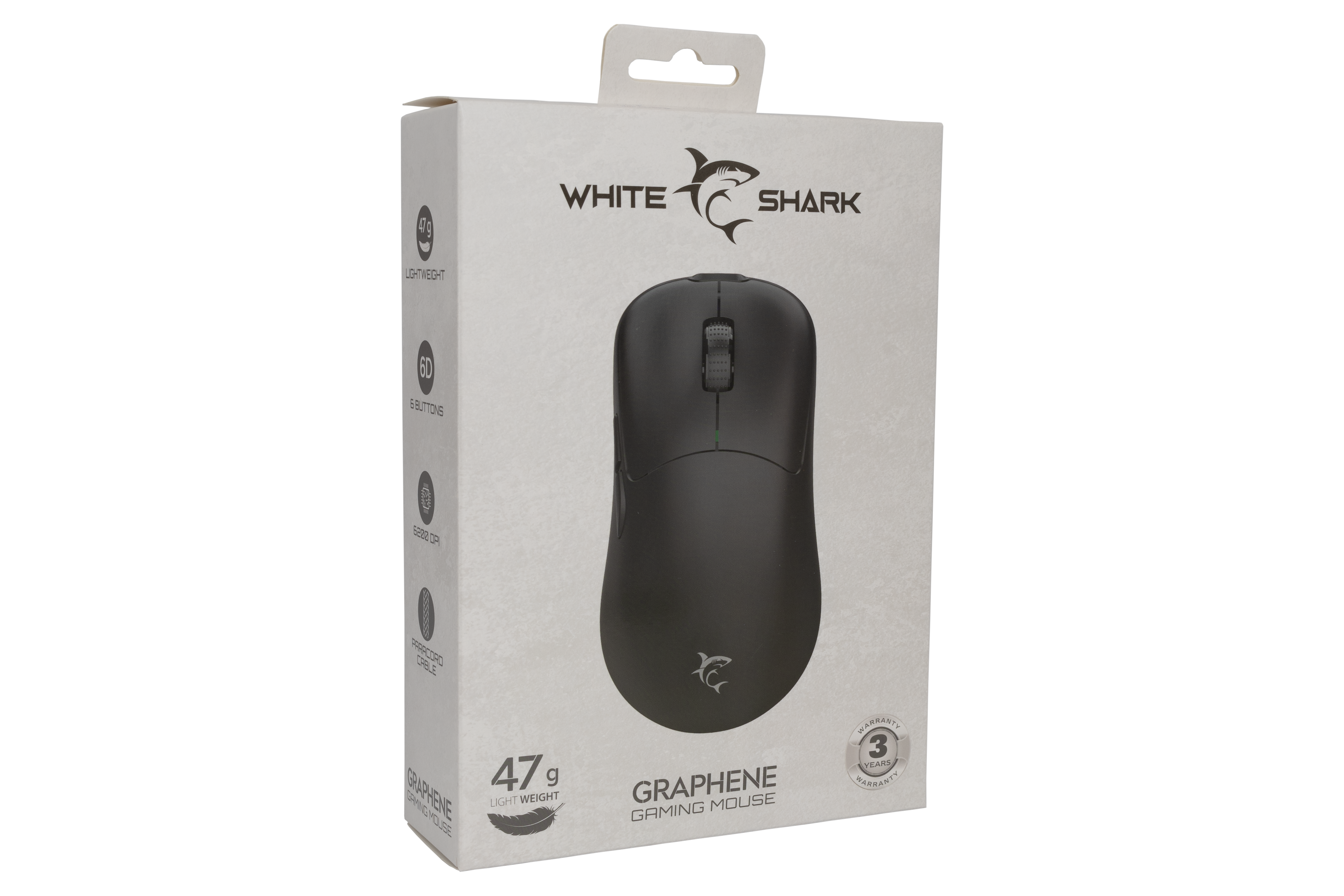 Miš WHITE SHARK GM-5014 GRAPHENE / 12.400 DPI - Crni-6
