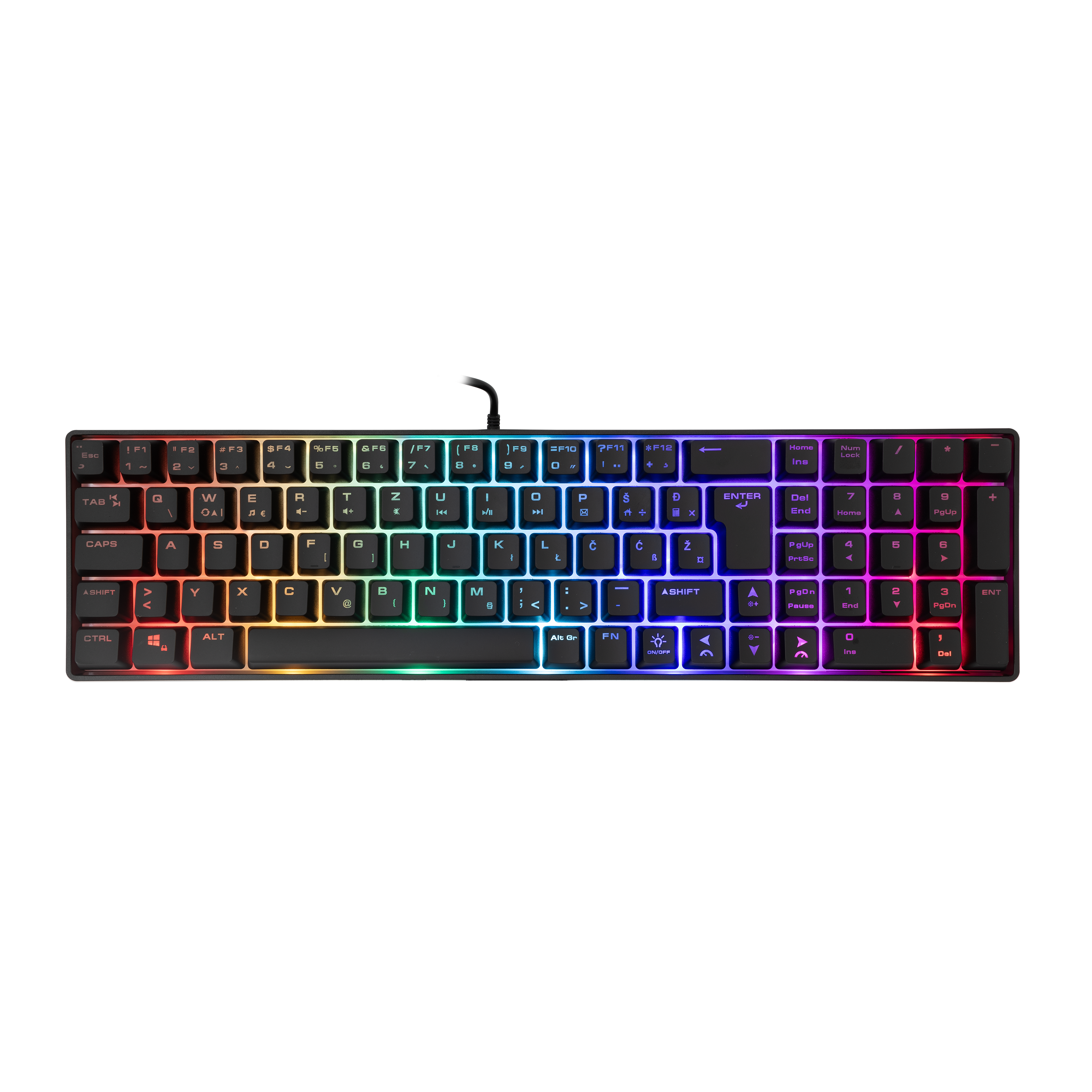 Tipkovnica WHITE SHARK GK-001214 GLADIUS HR-0