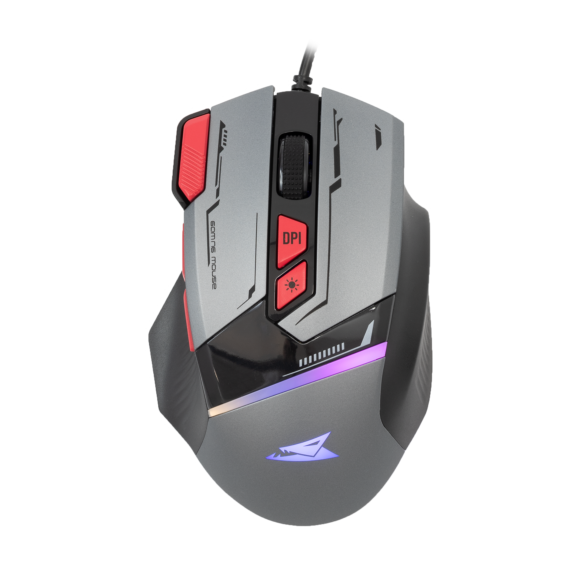 Miš BARACUDA BGM-047 MANTA 12.800 dpi sivi-5