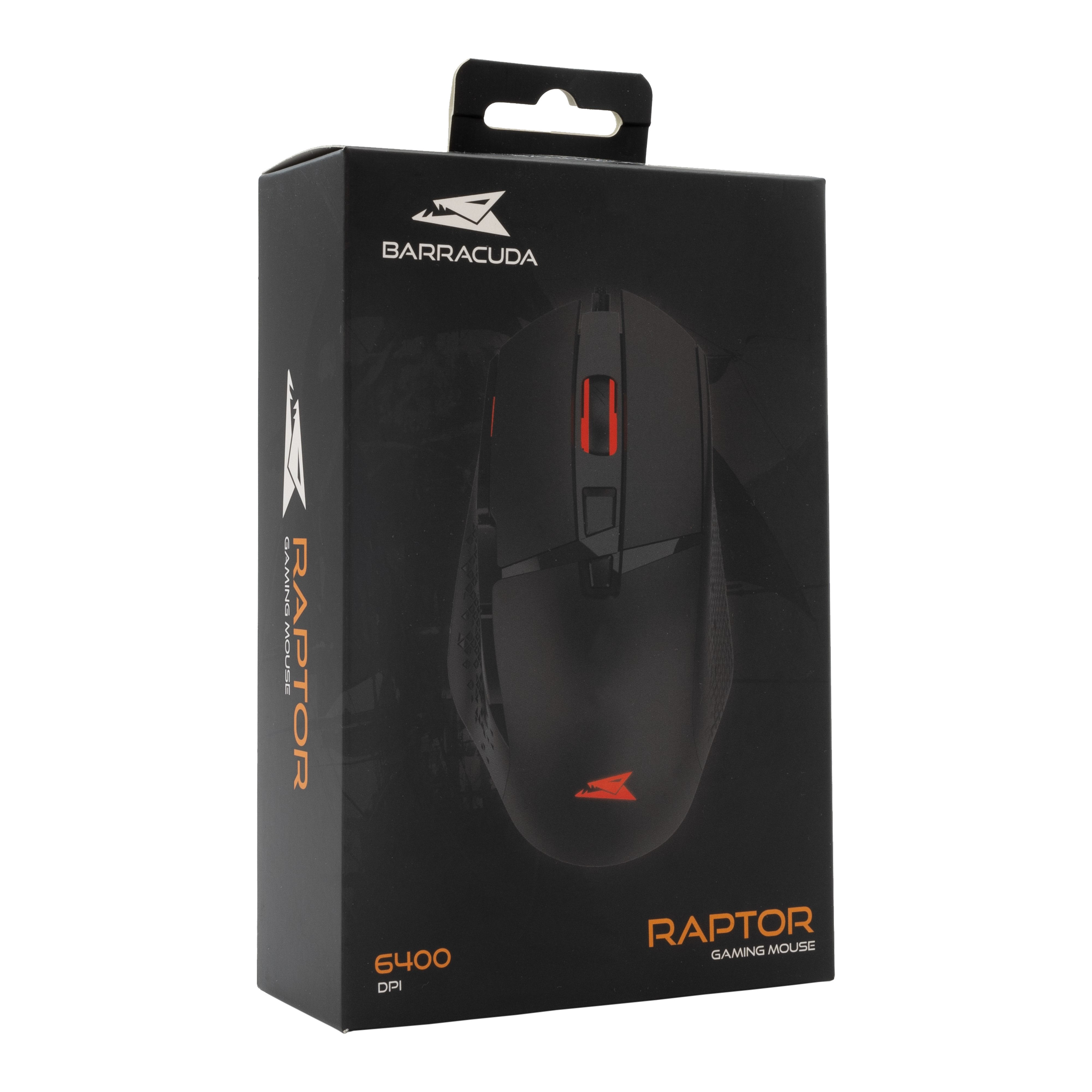 Miš BARACUDA BGM-051 RAPTOR 6400 dpi crni-9