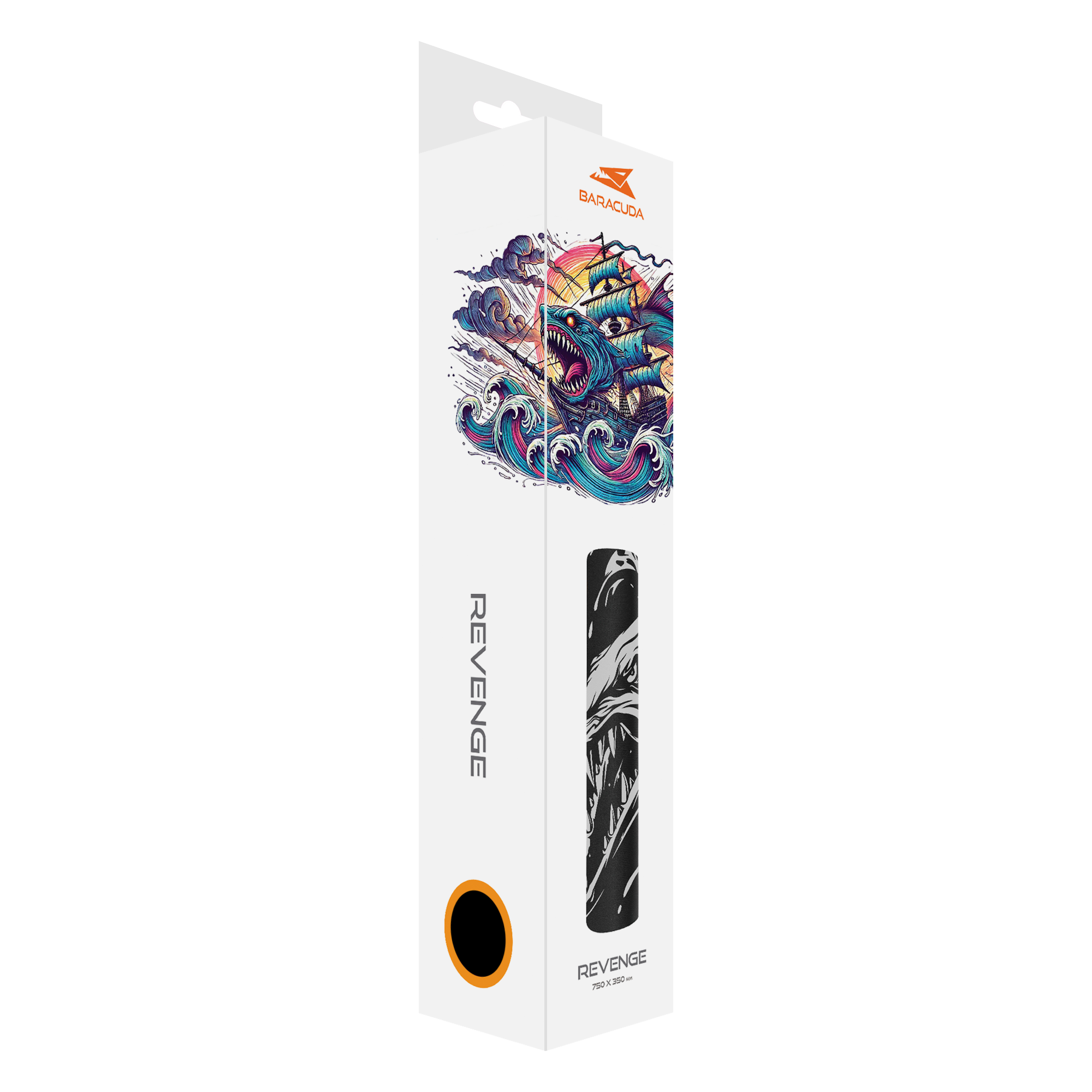 Podloga za miš BARACUDA BGMP-031 REVENGE 750x350 crna-4