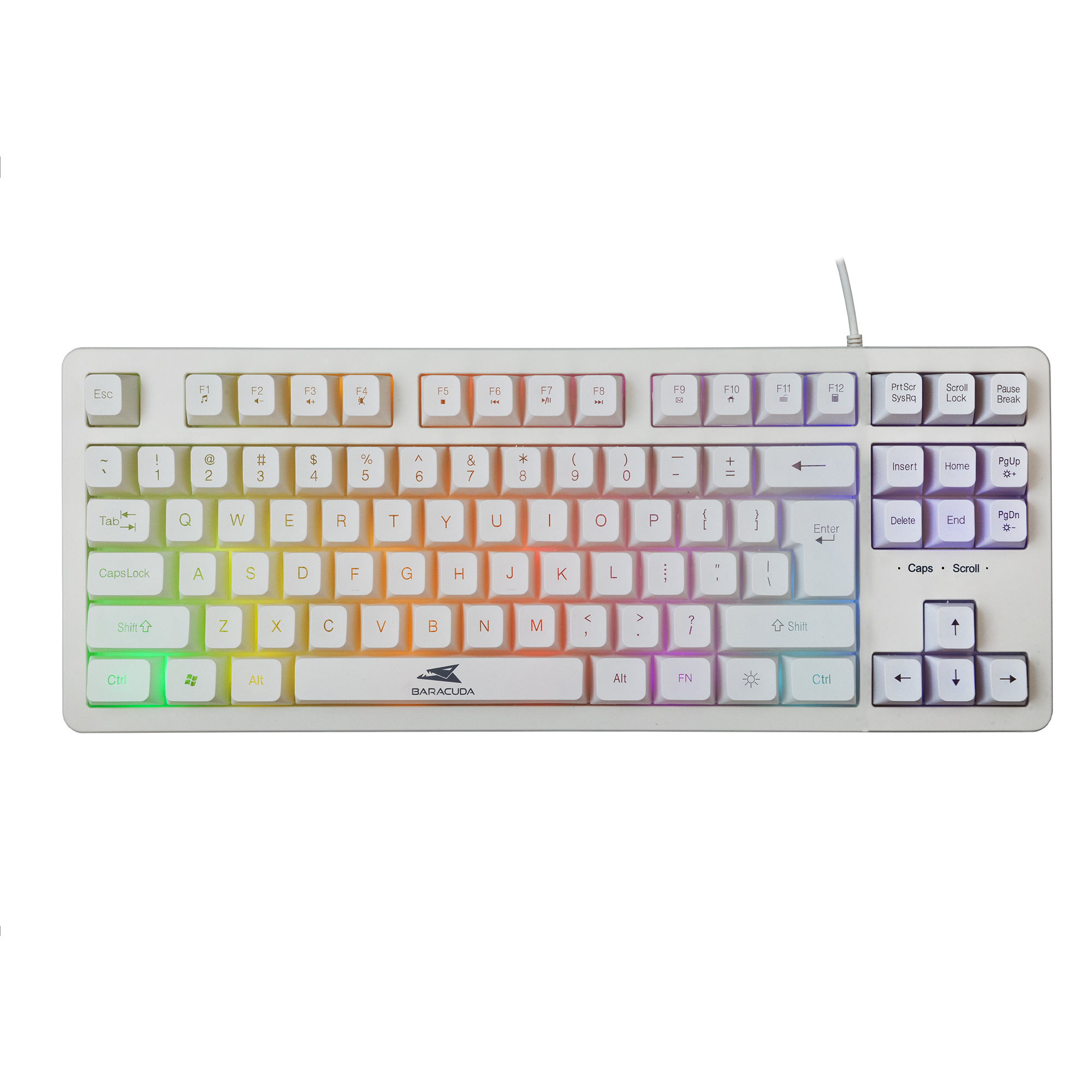 Tipkovnica BARACUDA BGK-01114 KRILL US bijela