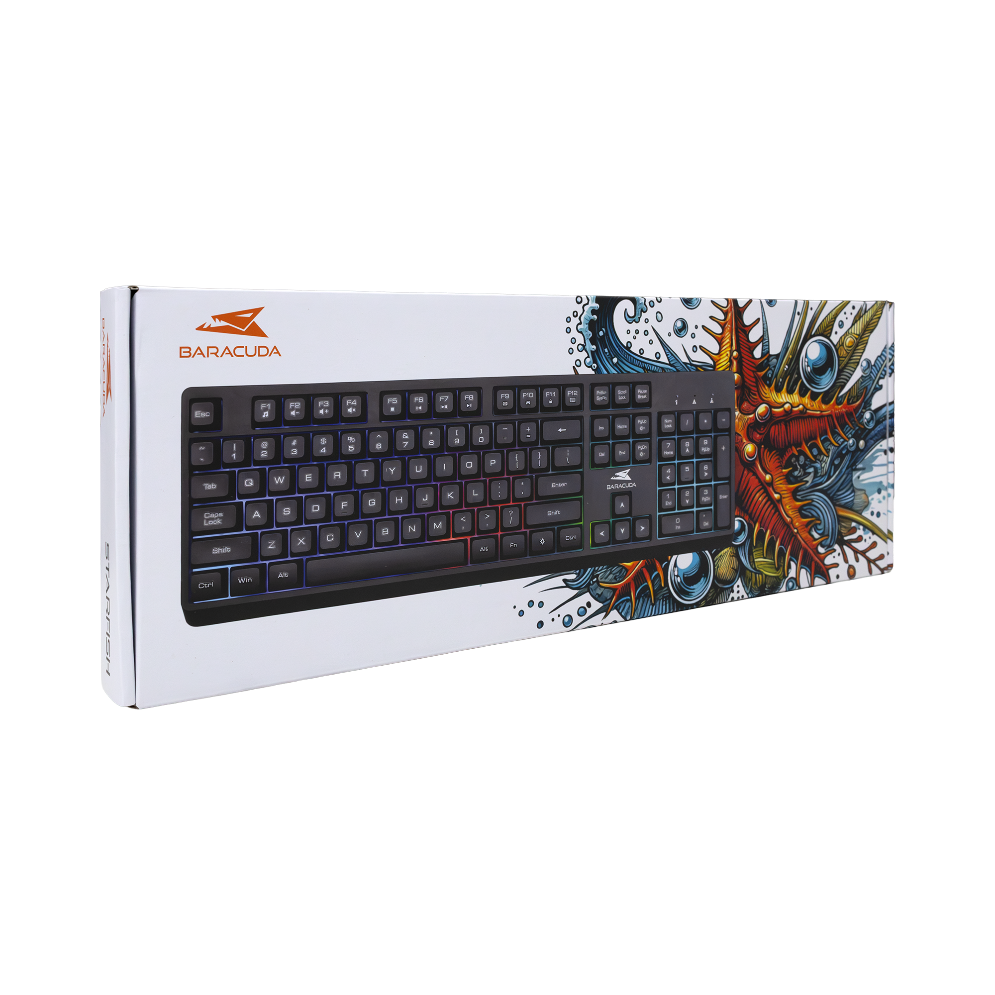 Tipkovnica BARACUDA BGK-02114 STARFISH US crna-11