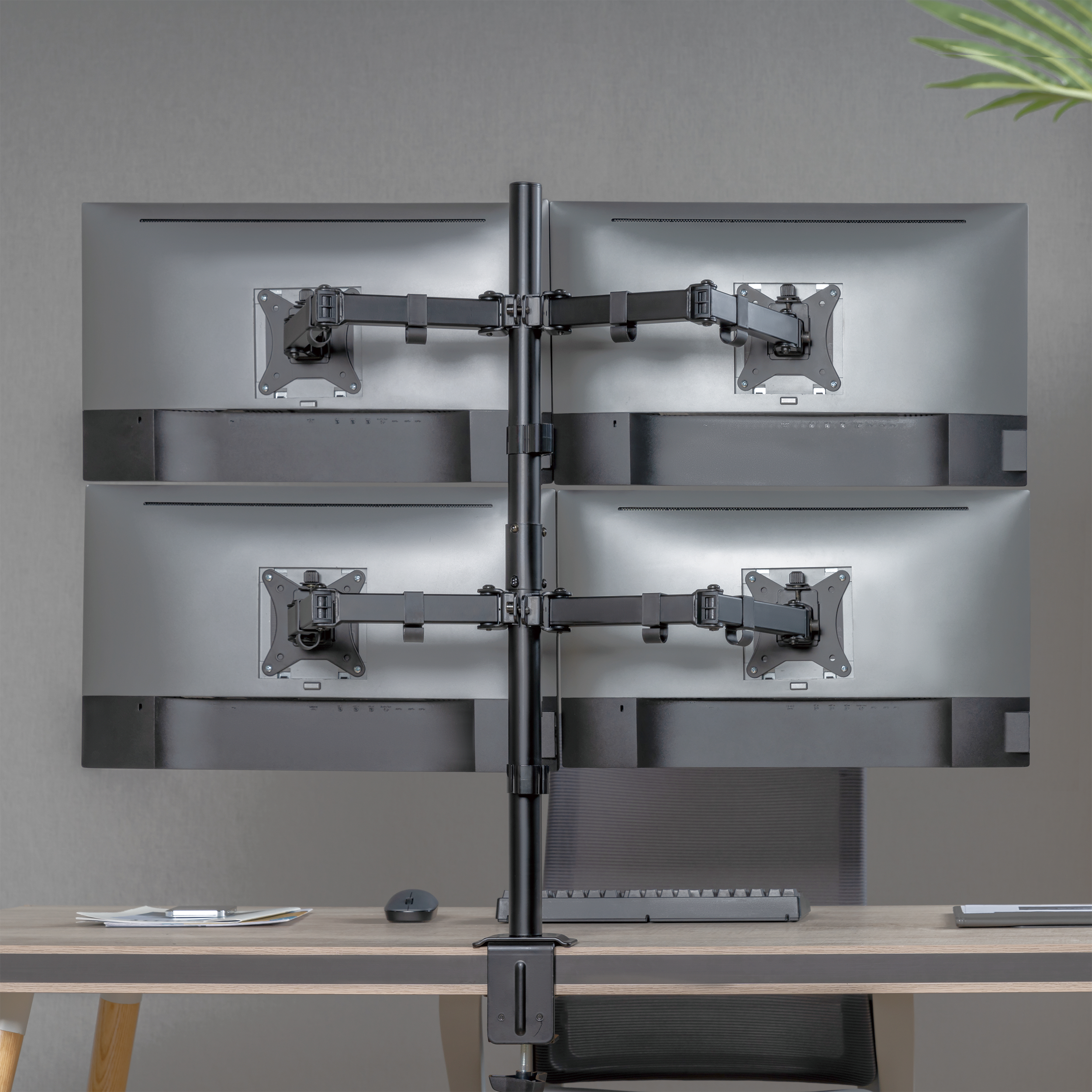 Nosač za 4 monitora SBOX LCD-352/4-2 (stolni)-8