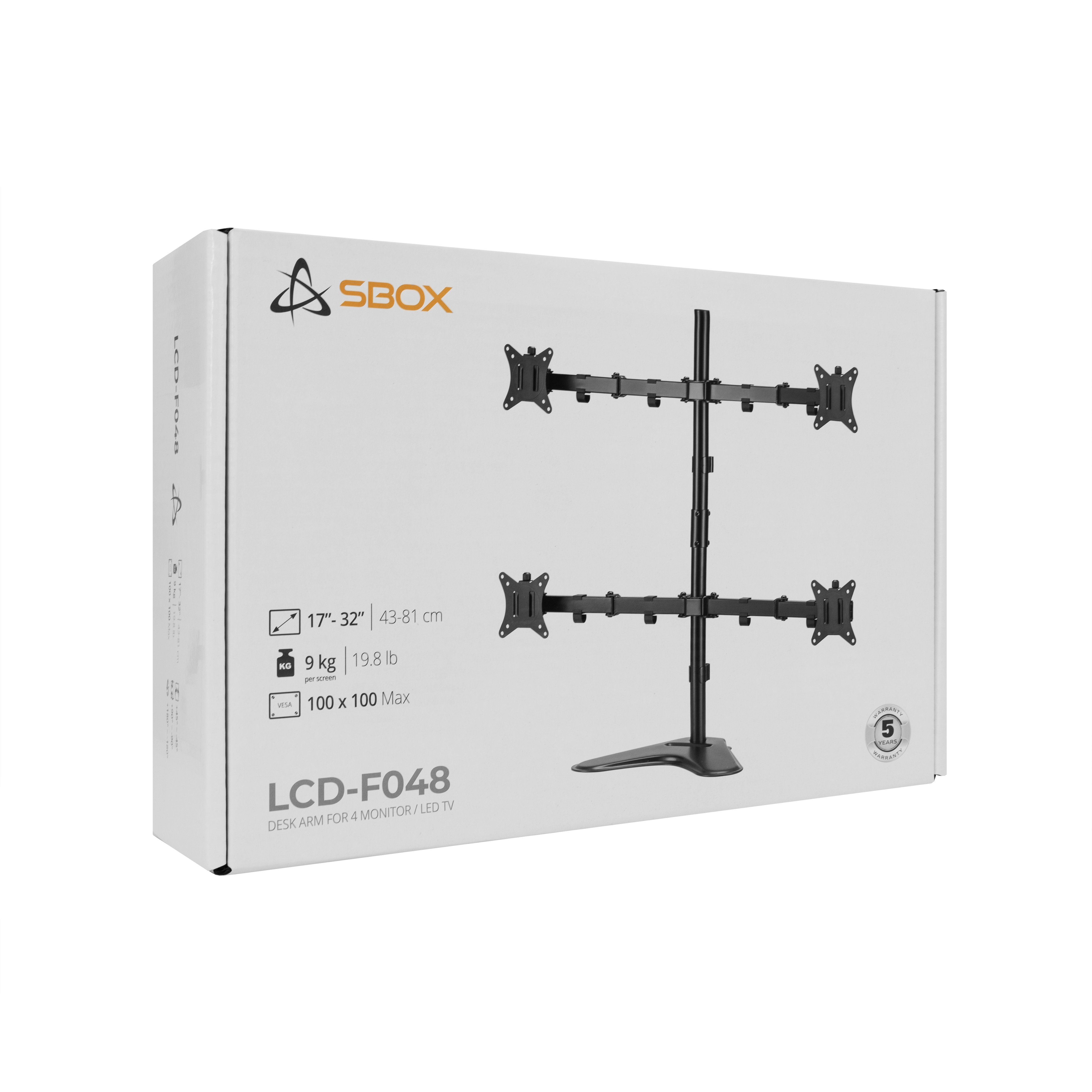 STOLNI STALAK SBOX LCD-F048-2-19