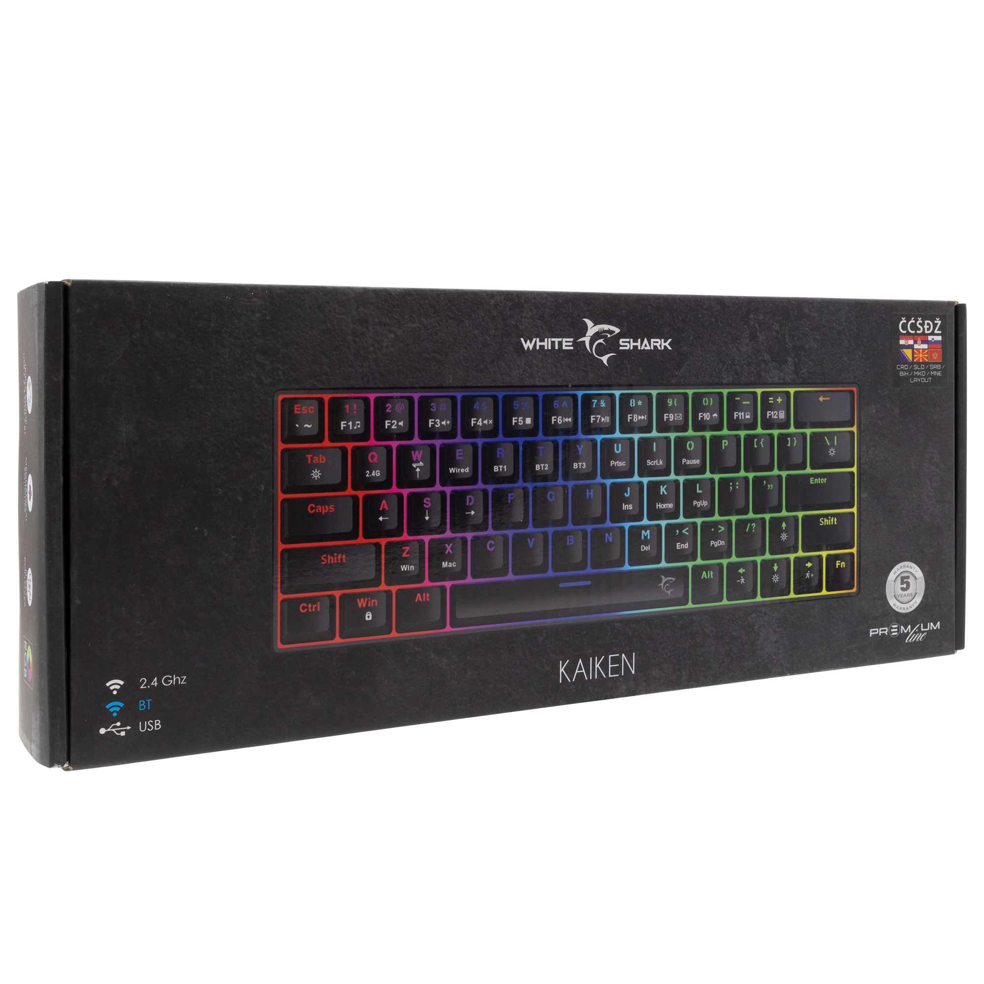 Tipkovnica WHITE SHARK GK-003112 KAIKEN / HR-8
