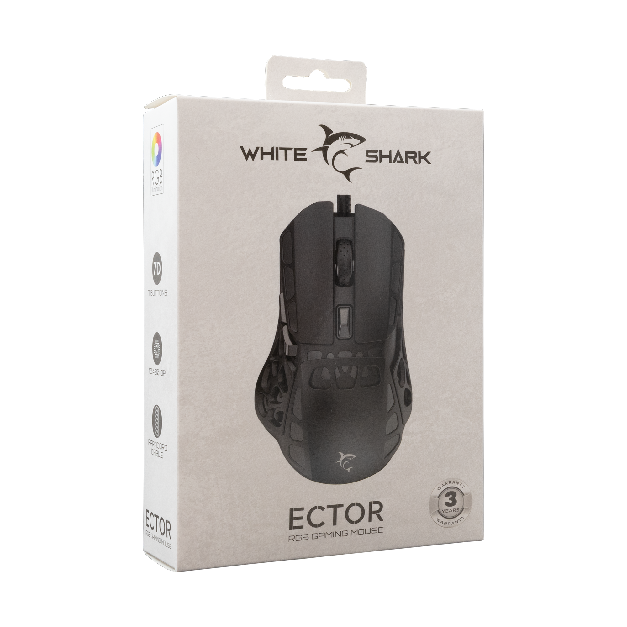 Miš WHITE SHARK GM-5016 ECTOR (12.000 DPI) crni-6