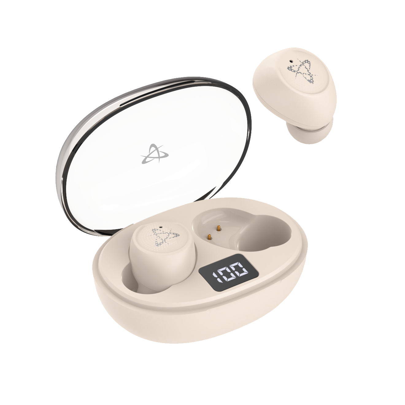 EARBUDS Slušalice + mikrofon SBOX Bluetooth EB-TWS115 Bež-2