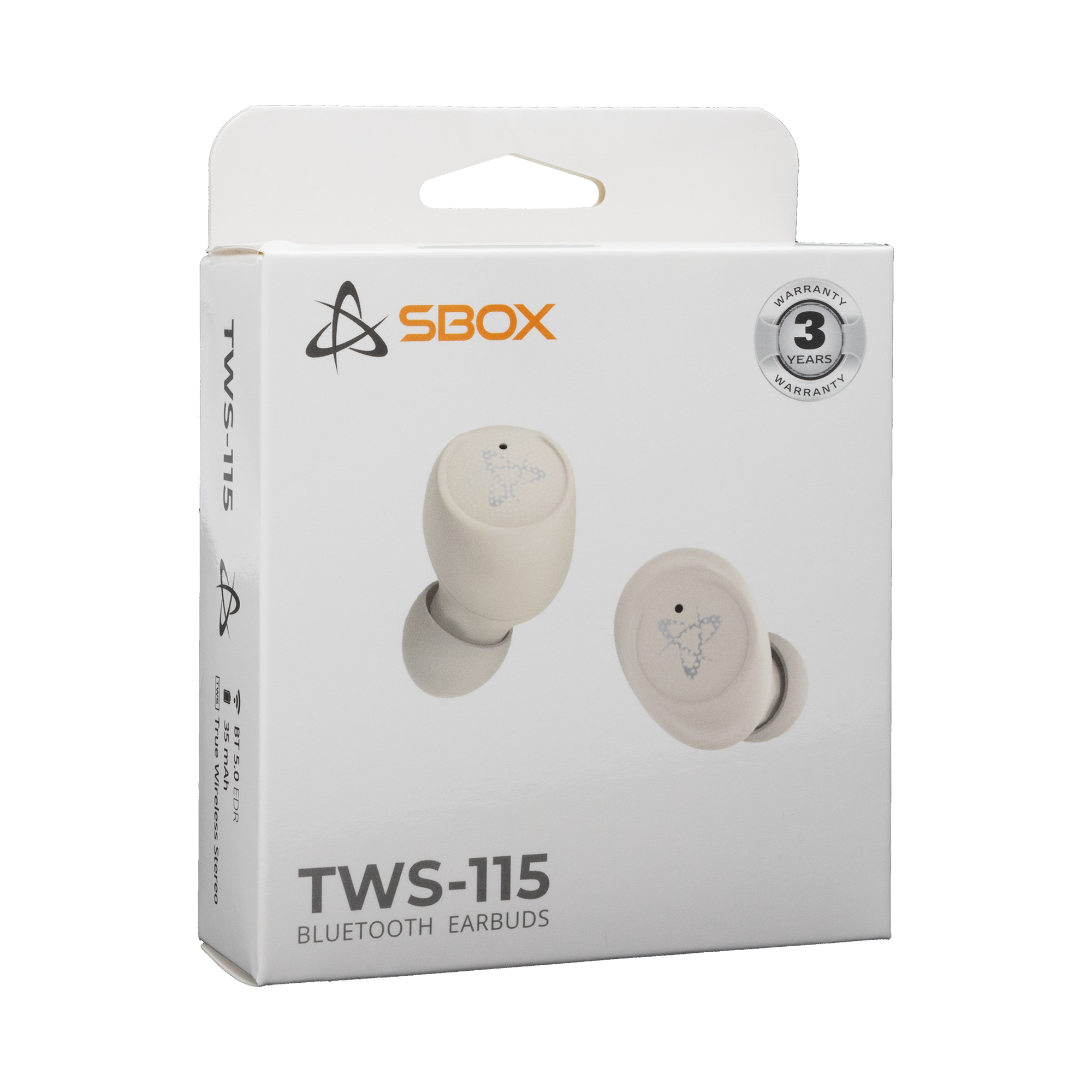 EARBUDS Slušalice + mikrofon SBOX Bluetooth EB-TWS115 Bež-4