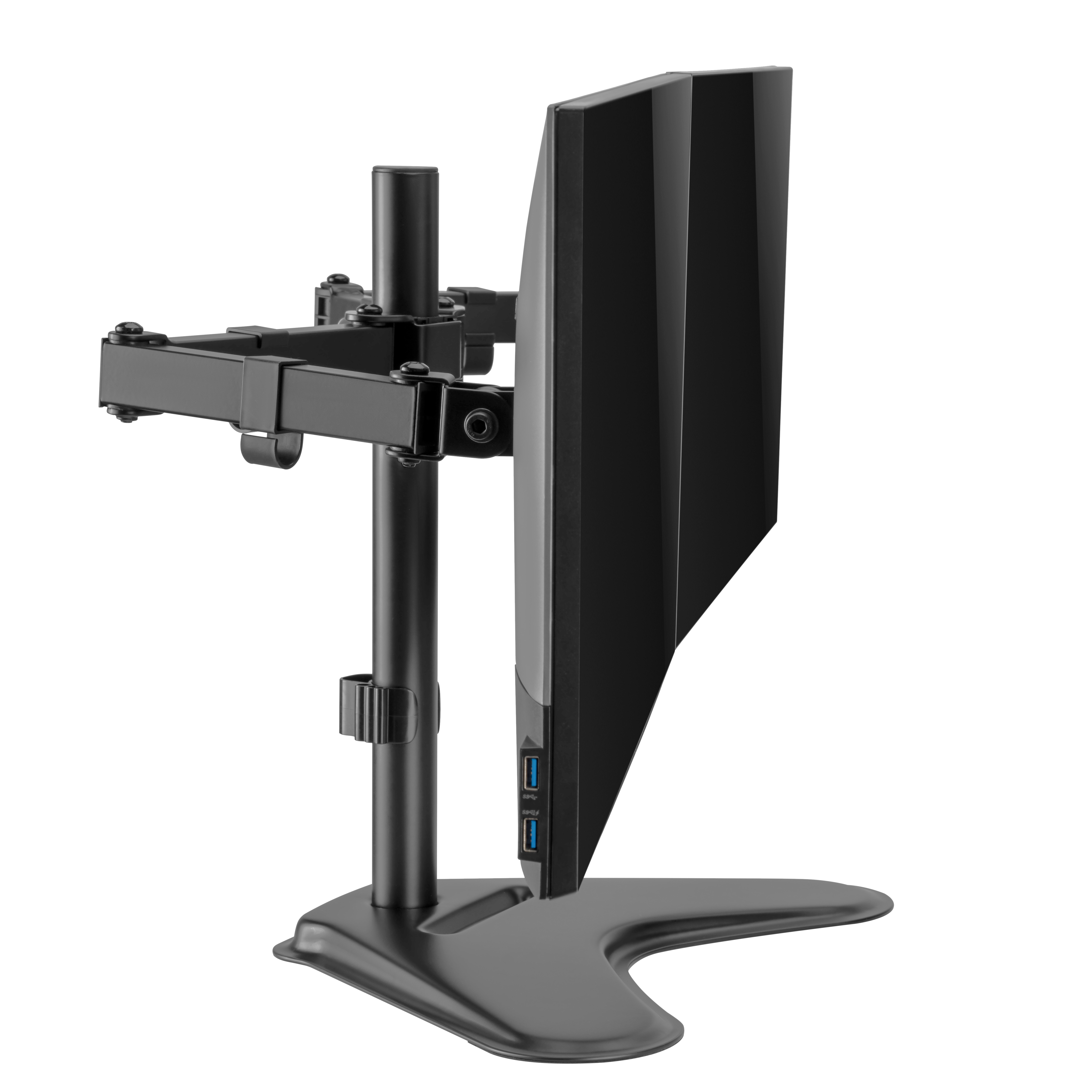 Nosač za dva monitora SBOX LCD-F024-2 (stolni)-4