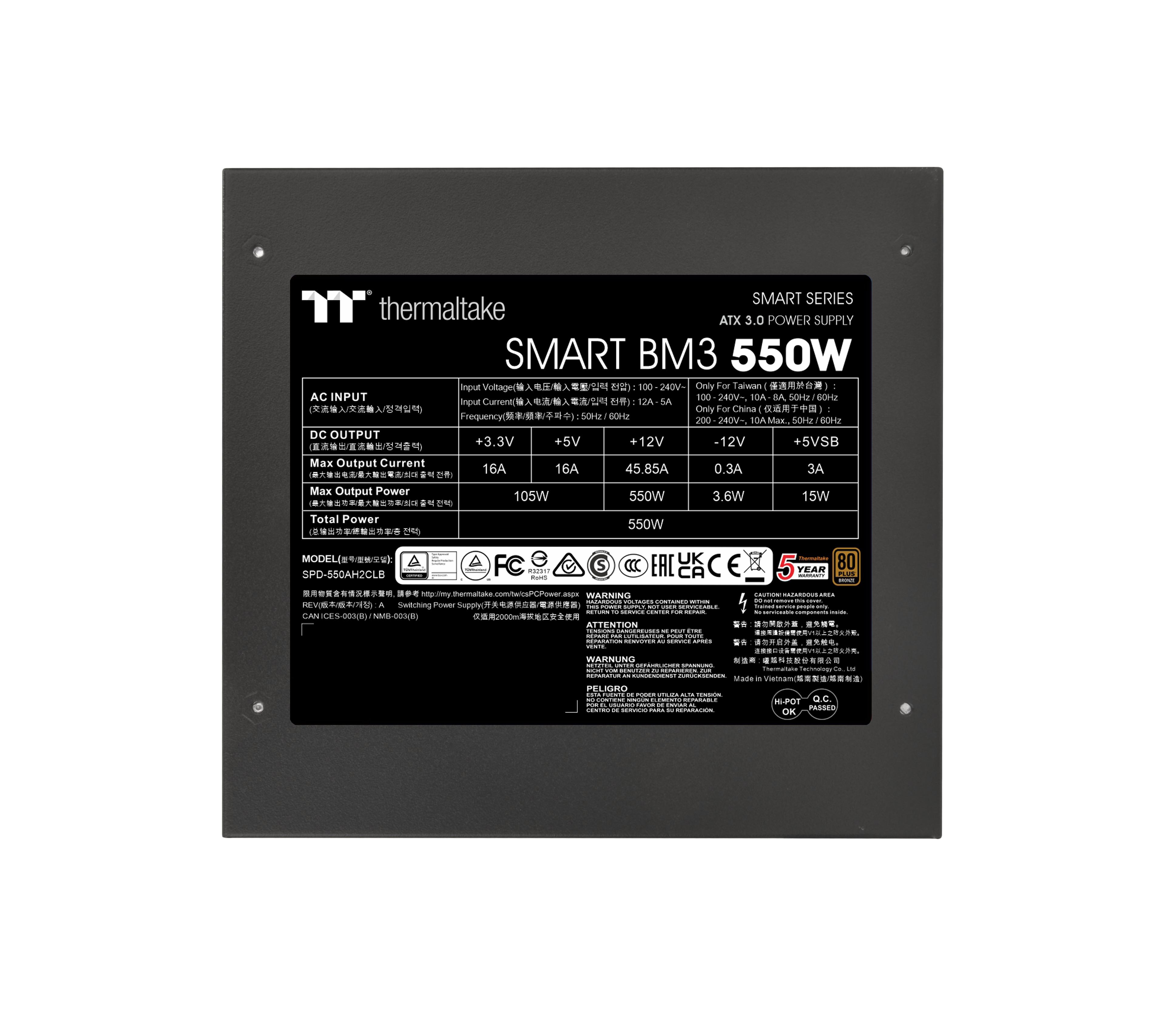 Napajanje THERMALTAKE SMART BM3 550W-3