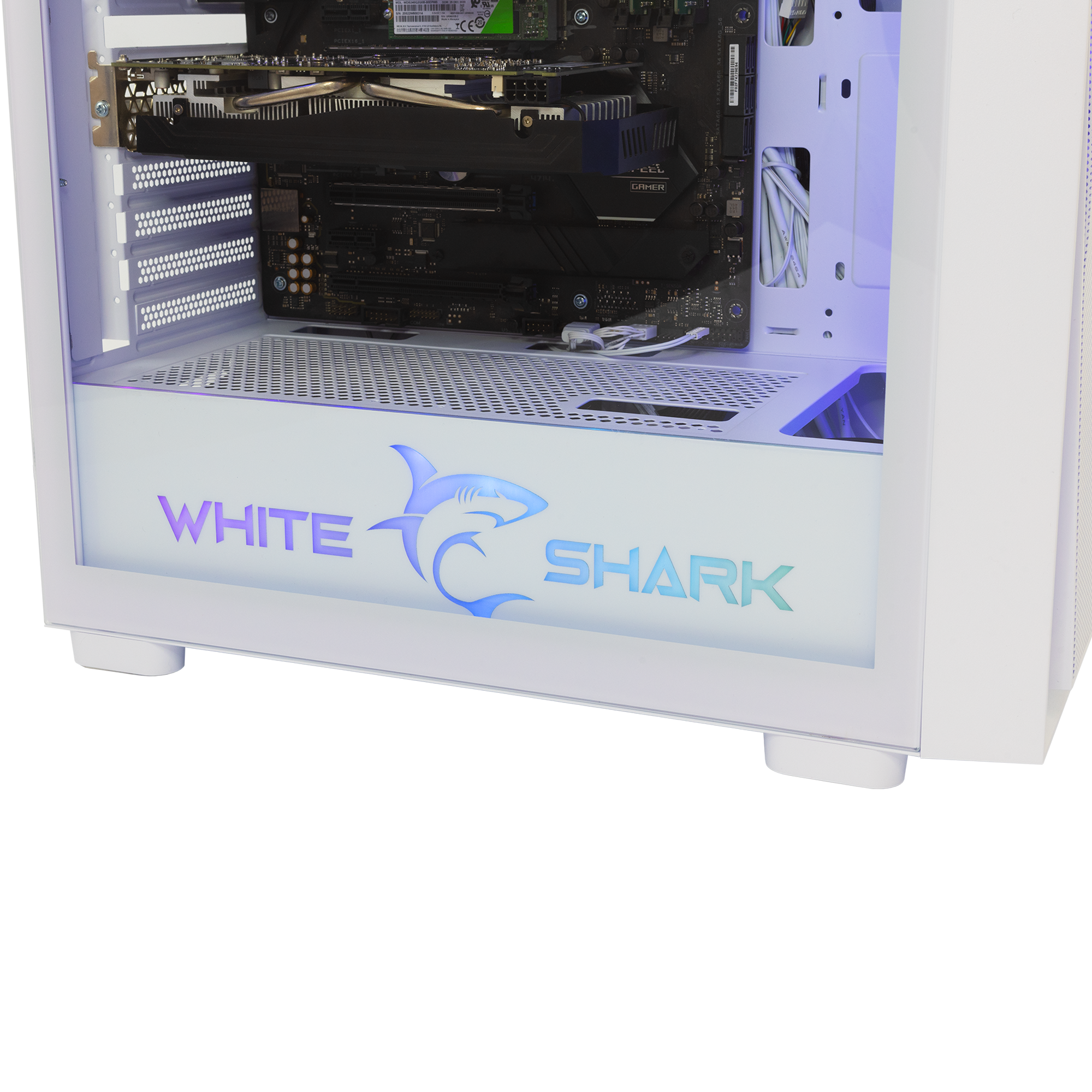 White Shark KUĆIŠTE GCC-2401 WARHEAD-3 BIJELO / 4 Fans 12cm RGB-8