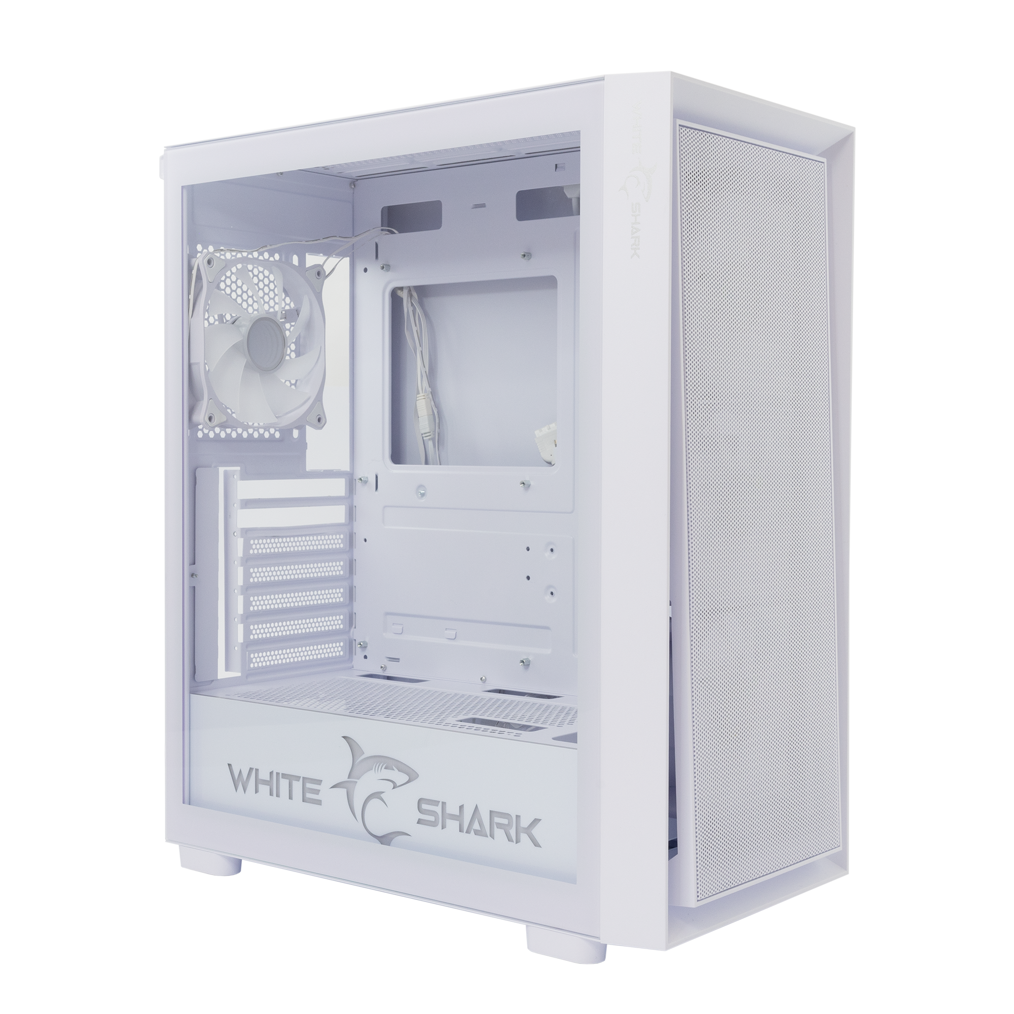 White Shark KUĆIŠTE GCC-2401 WARHEAD-3 BIJELO / 4 Fans 12cm RGB-1