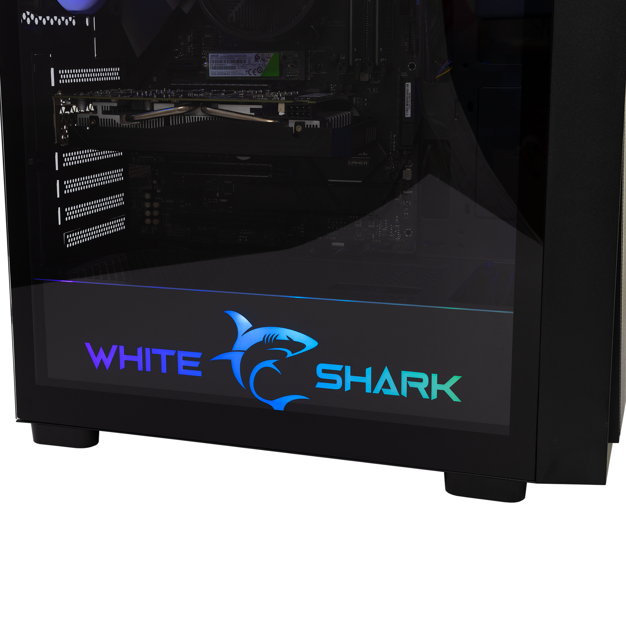 White Shark KUĆIŠTE GCC-2401 WARHEAD-3 CRNO / 4 Fans 12cm RGB-8