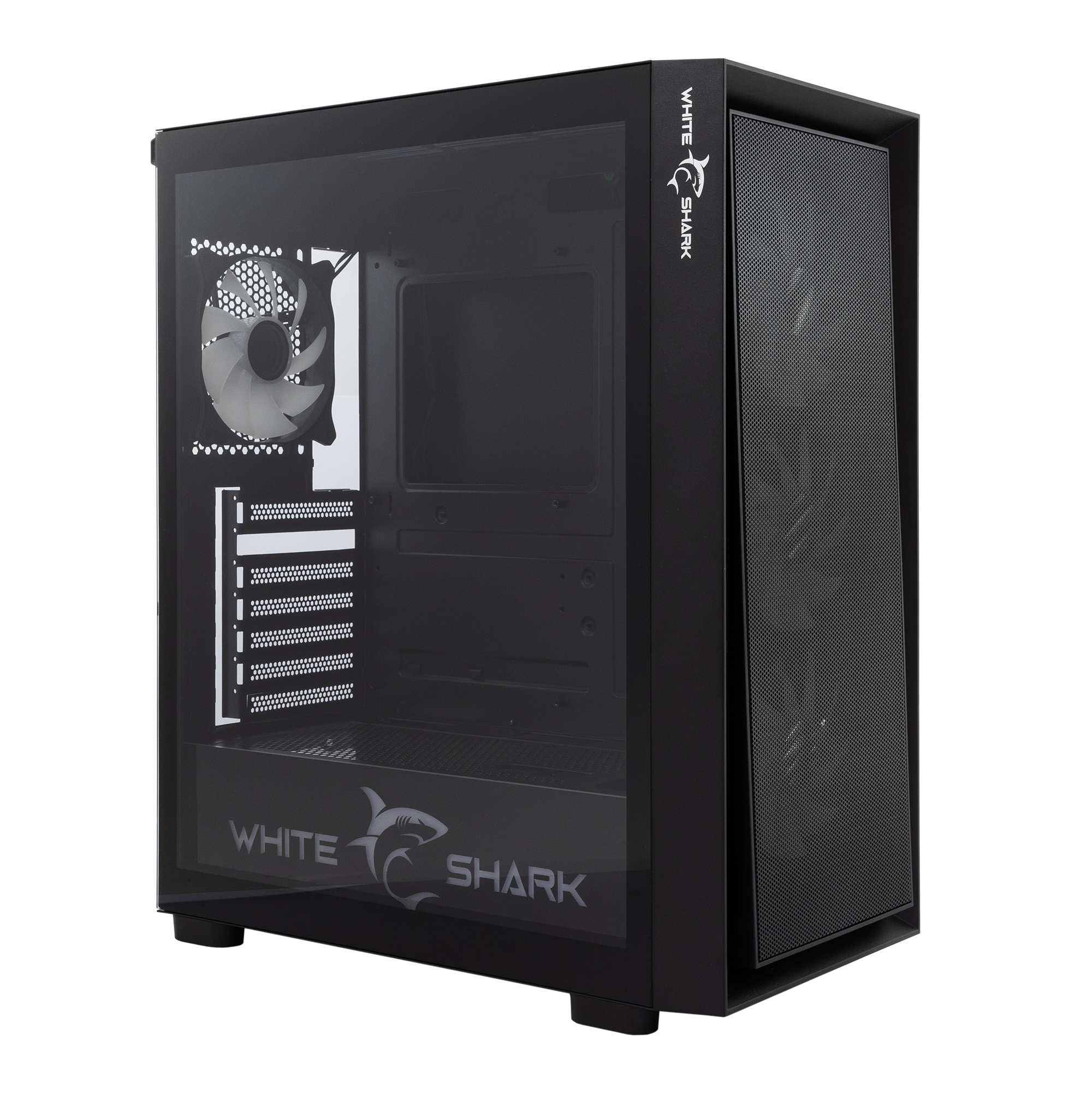 White Shark KUĆIŠTE GCC-2401 WARHEAD-3 CRNO / 4 Fans 12cm RGB-12