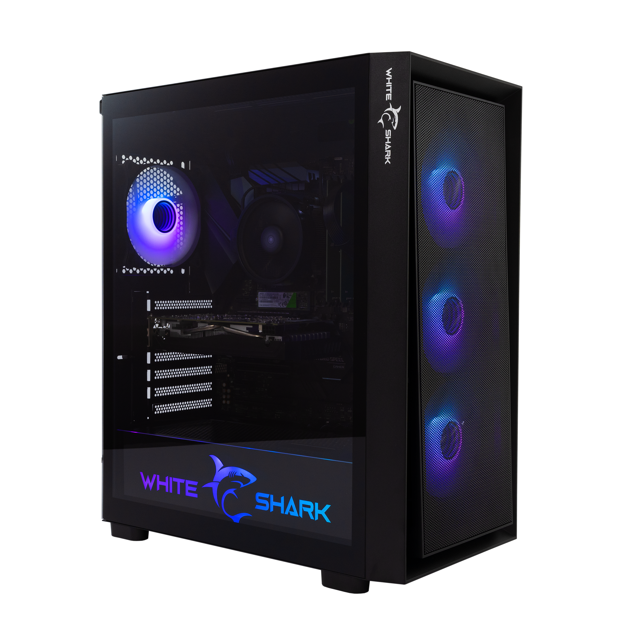 White Shark KUĆIŠTE GCC-2401 WARHEAD-3 CRNO / 4 Fans 12cm RGB-0