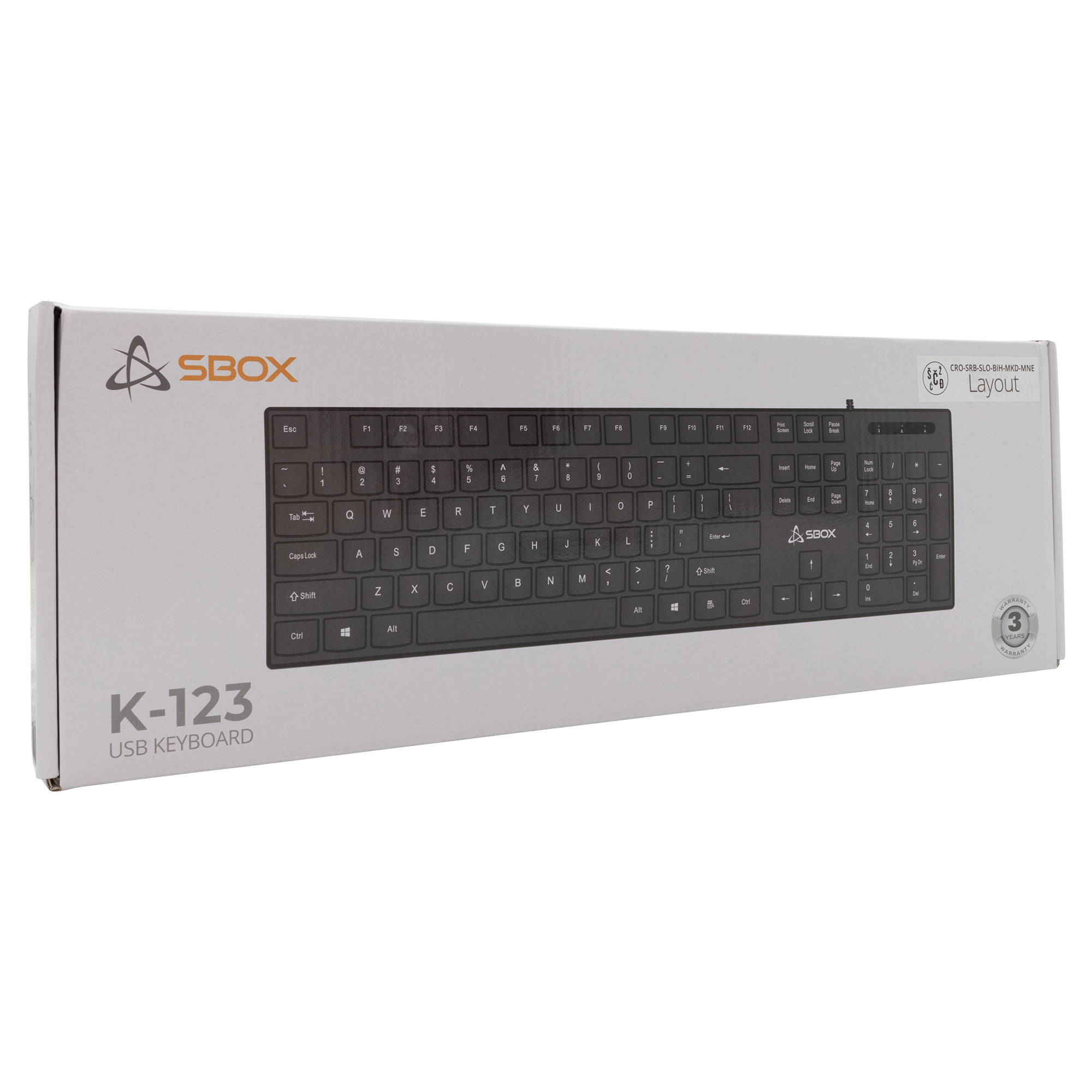 Tipkovnica SBOX K-123 HR-6