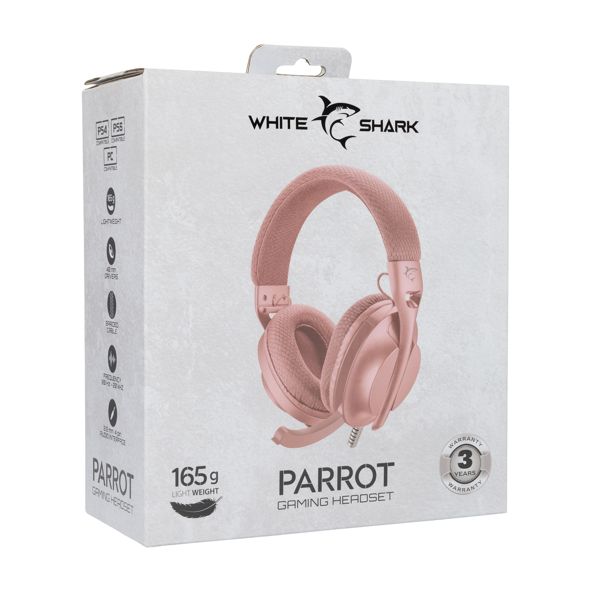 Slušalice WHITE SHARK Parrot GH-2440 Roze-9