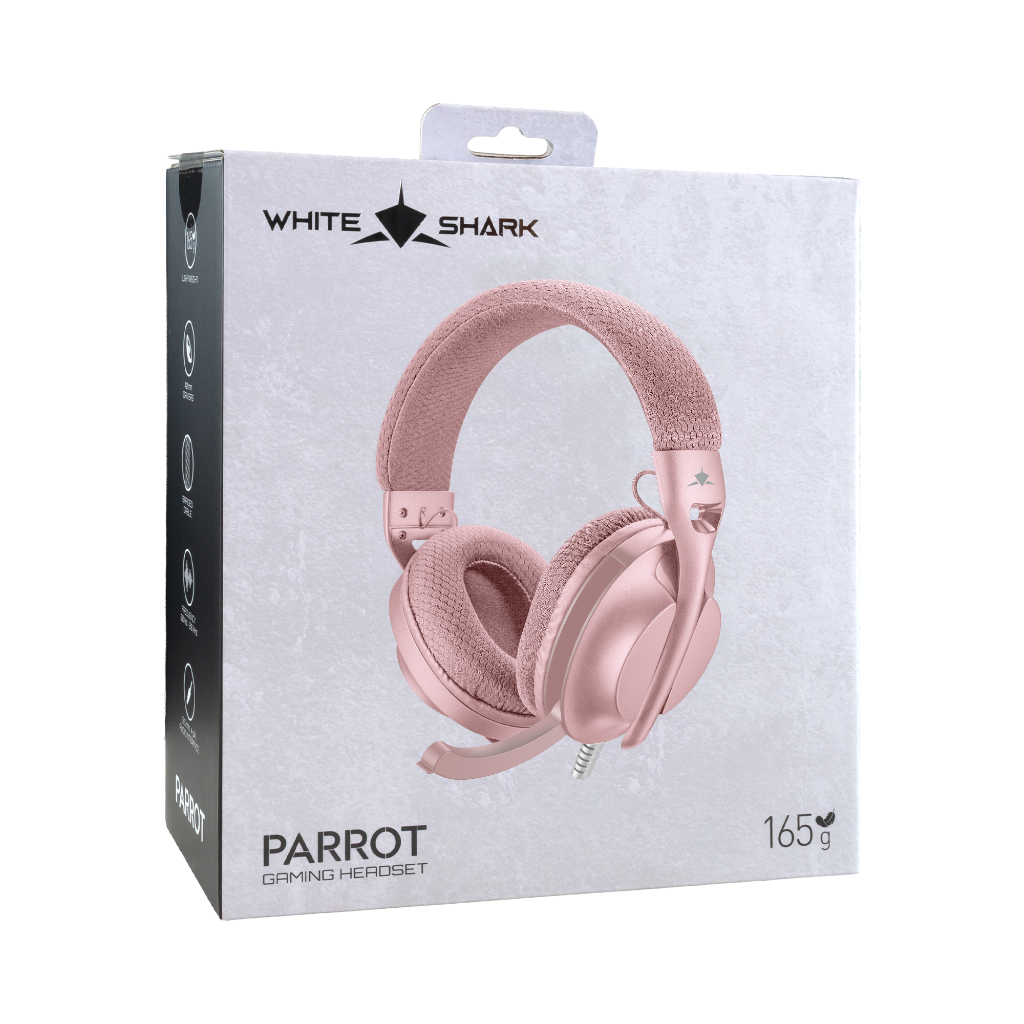 Slušalice WHITE SHARK HEADSET GH-2440 PARROT Bijelo/Sive-22