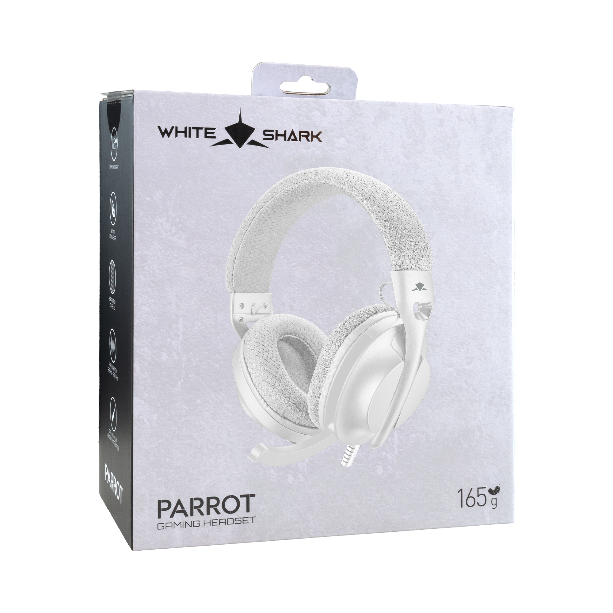 Slušalice WHITE SHARK HEADSET GH-2440 PARROT Bijelo/Sive-31