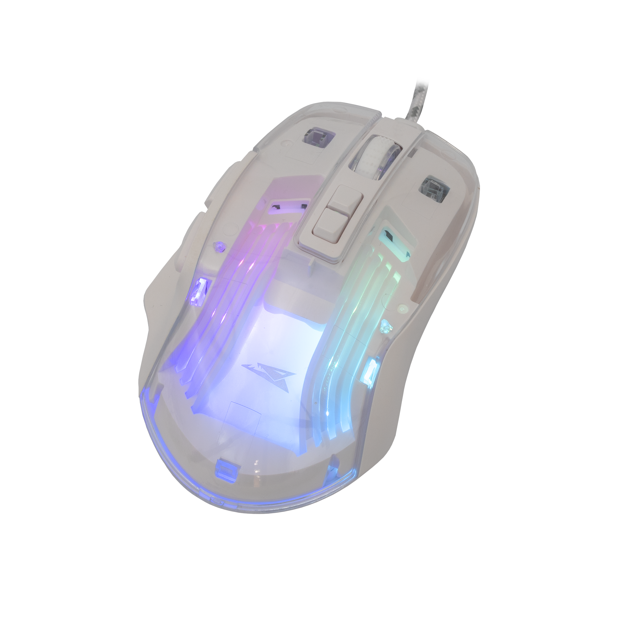 Miš BARACUDA BGM-062 Anglerfish bijeli-11