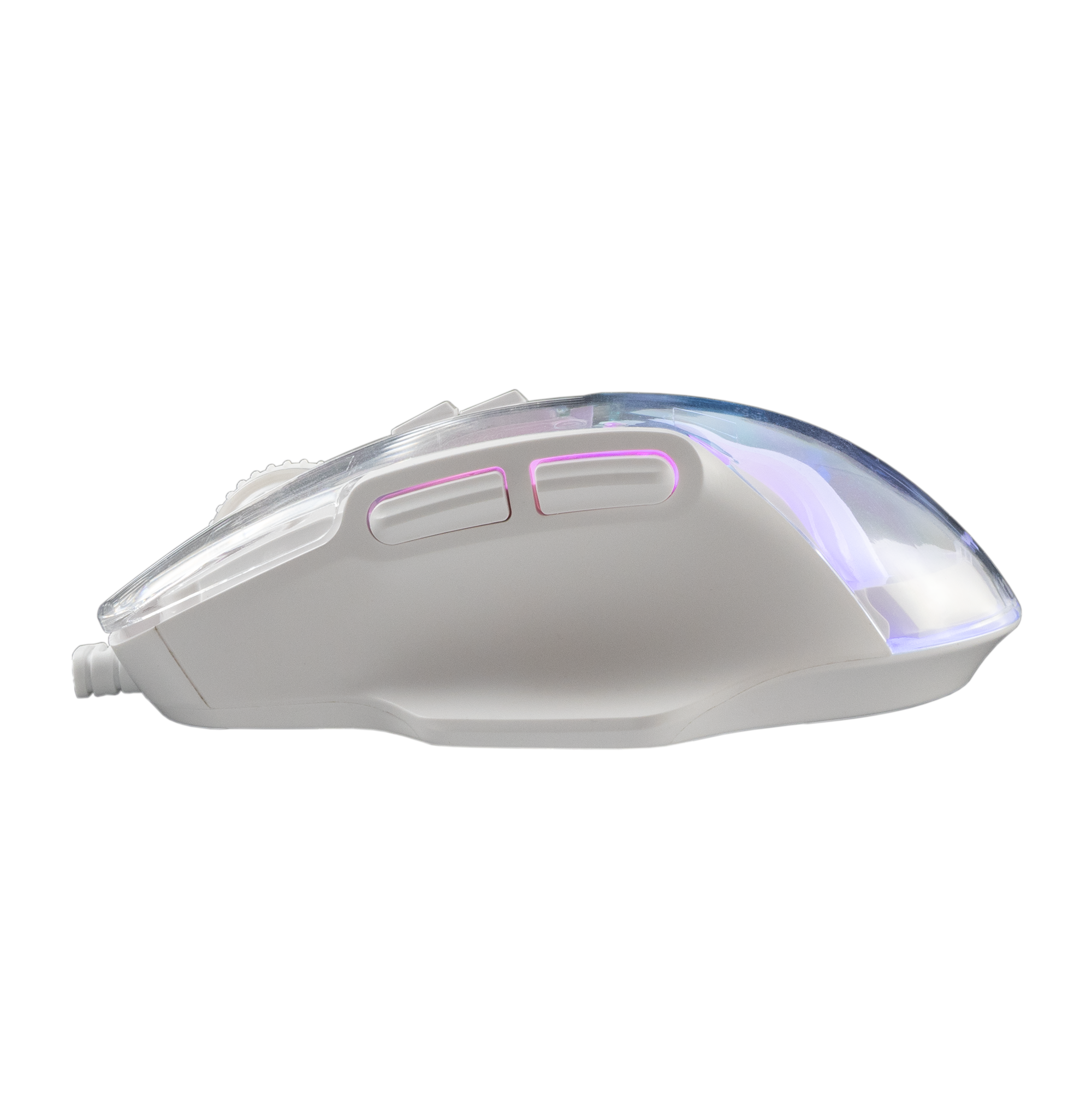 Miš BARACUDA BGM-062 Anglerfish bijeli-1