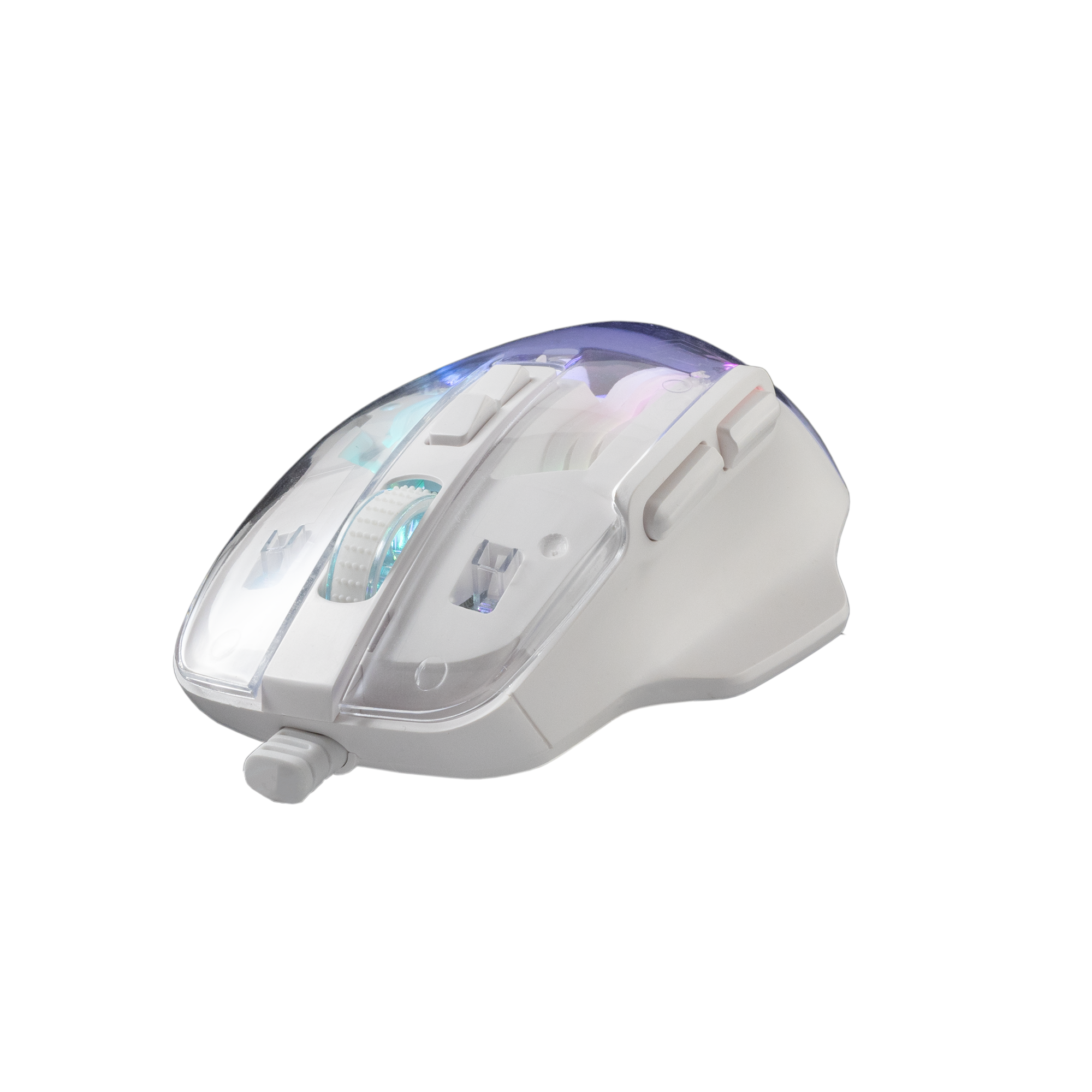Miš BARACUDA BGM-062 Anglerfish bijeli-2