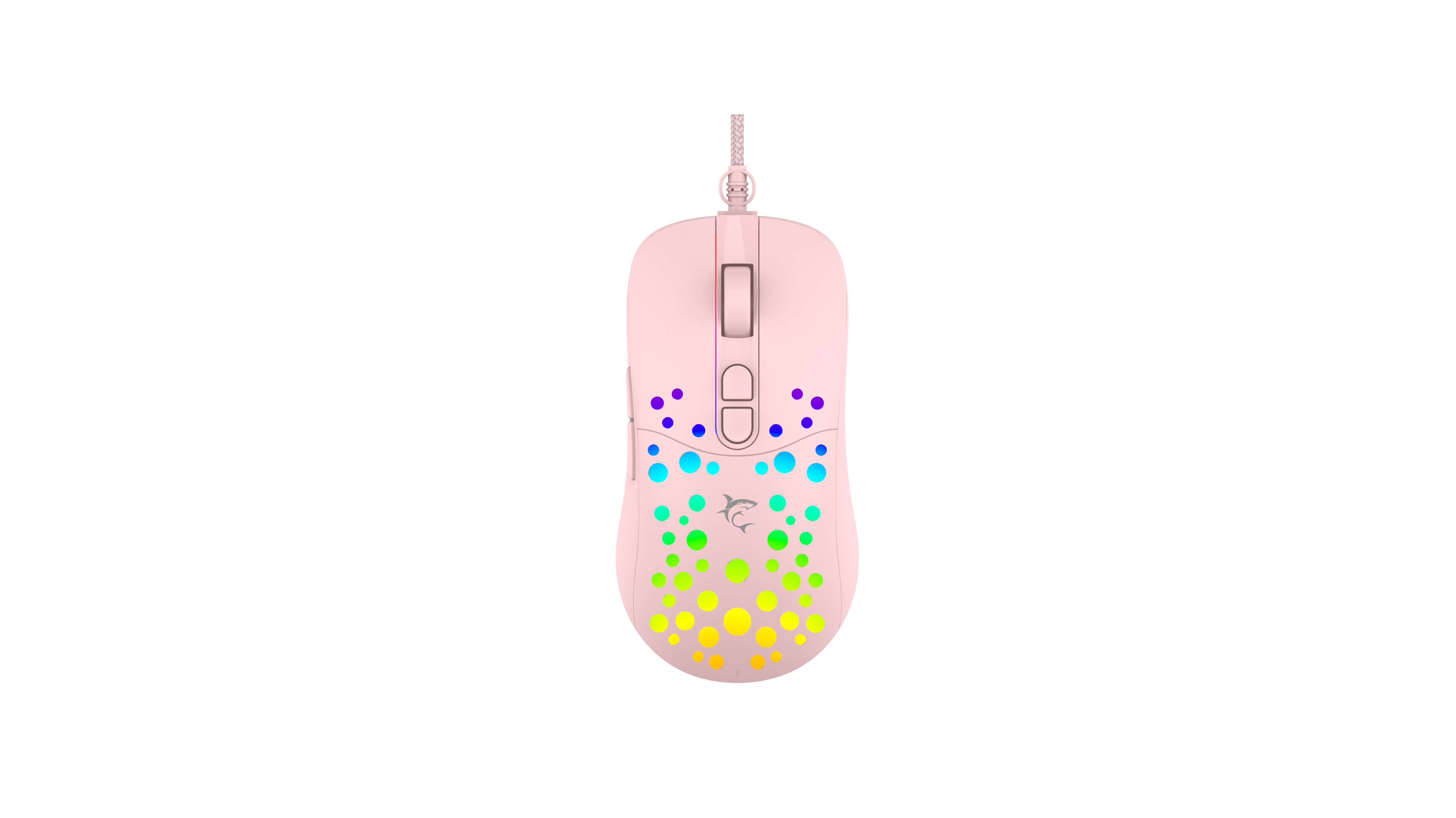 Miš WHITE SHARK GM-9004 TRISTAN-2 (RGB / 12.800 dpi) pink-6