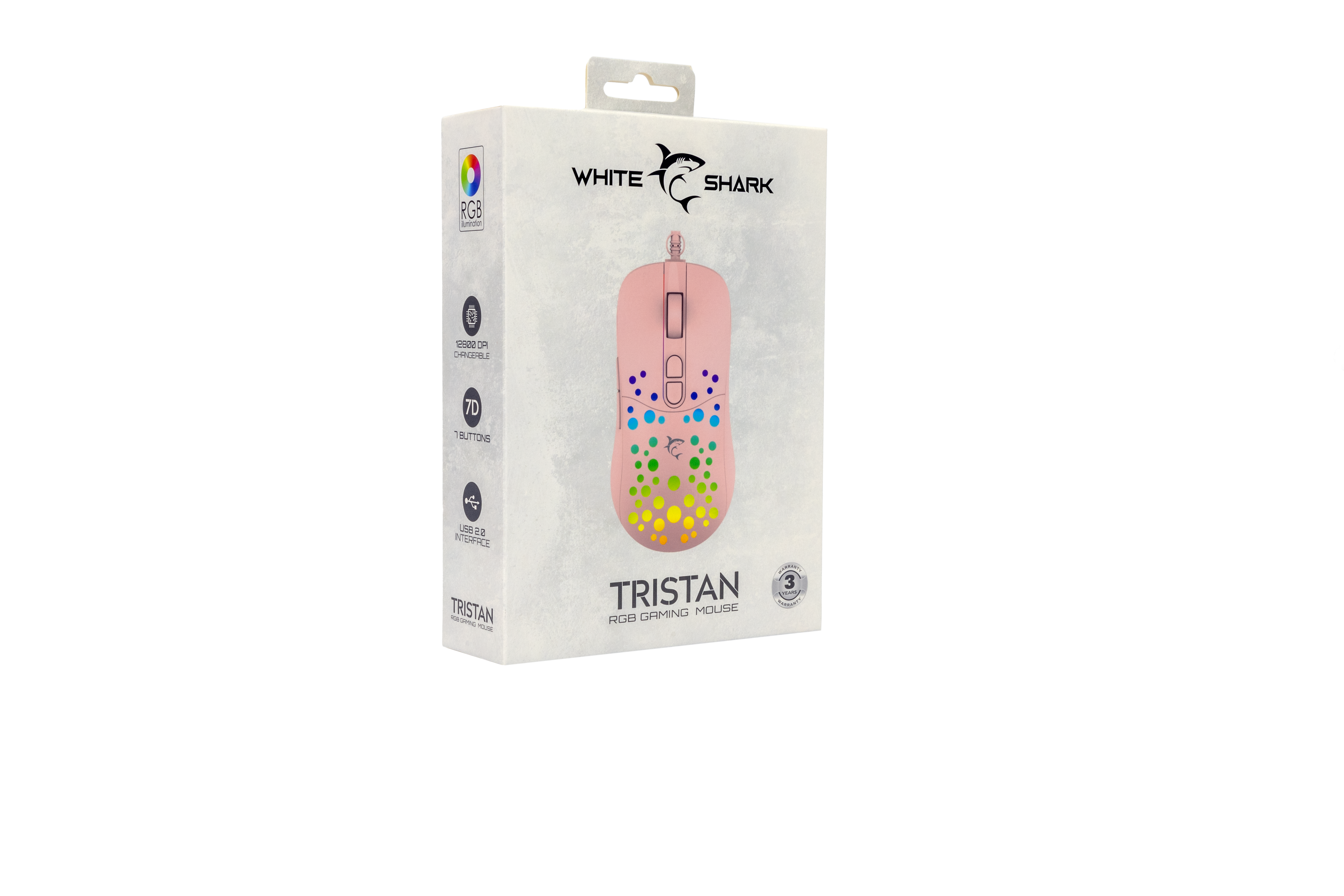 Miš WHITE SHARK GM-9004 TRISTAN-2 (RGB / 12.800 dpi) pink-18