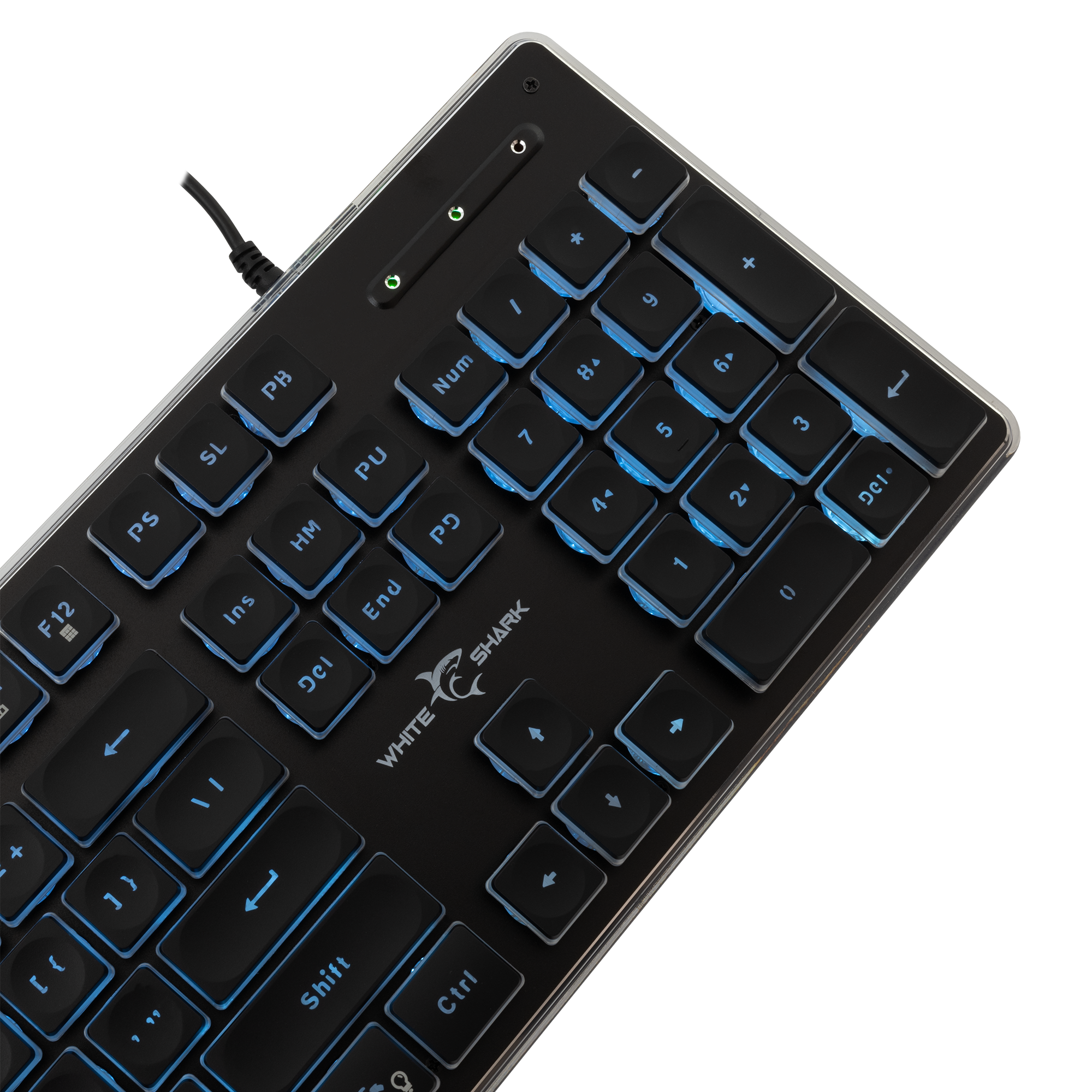 White Shark Tipkovnica GK-003141 TACHI-Crna-US-11