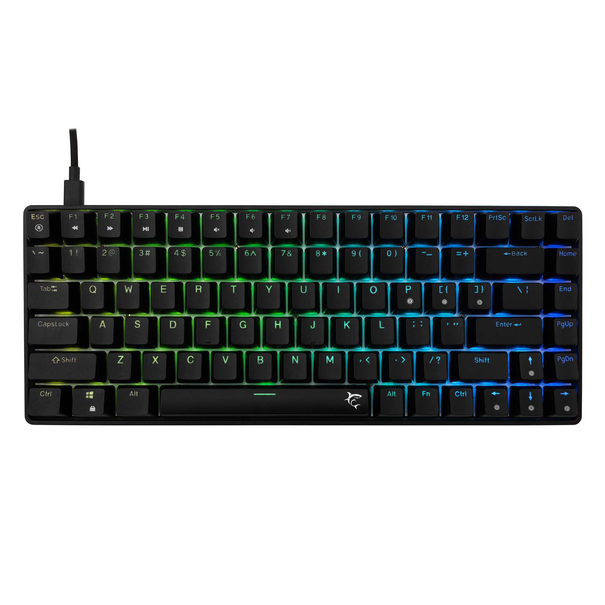 White Shark Tipkovnica GK-005121 HAMACHI Mehanička RGB / US - BLUE SW.-0