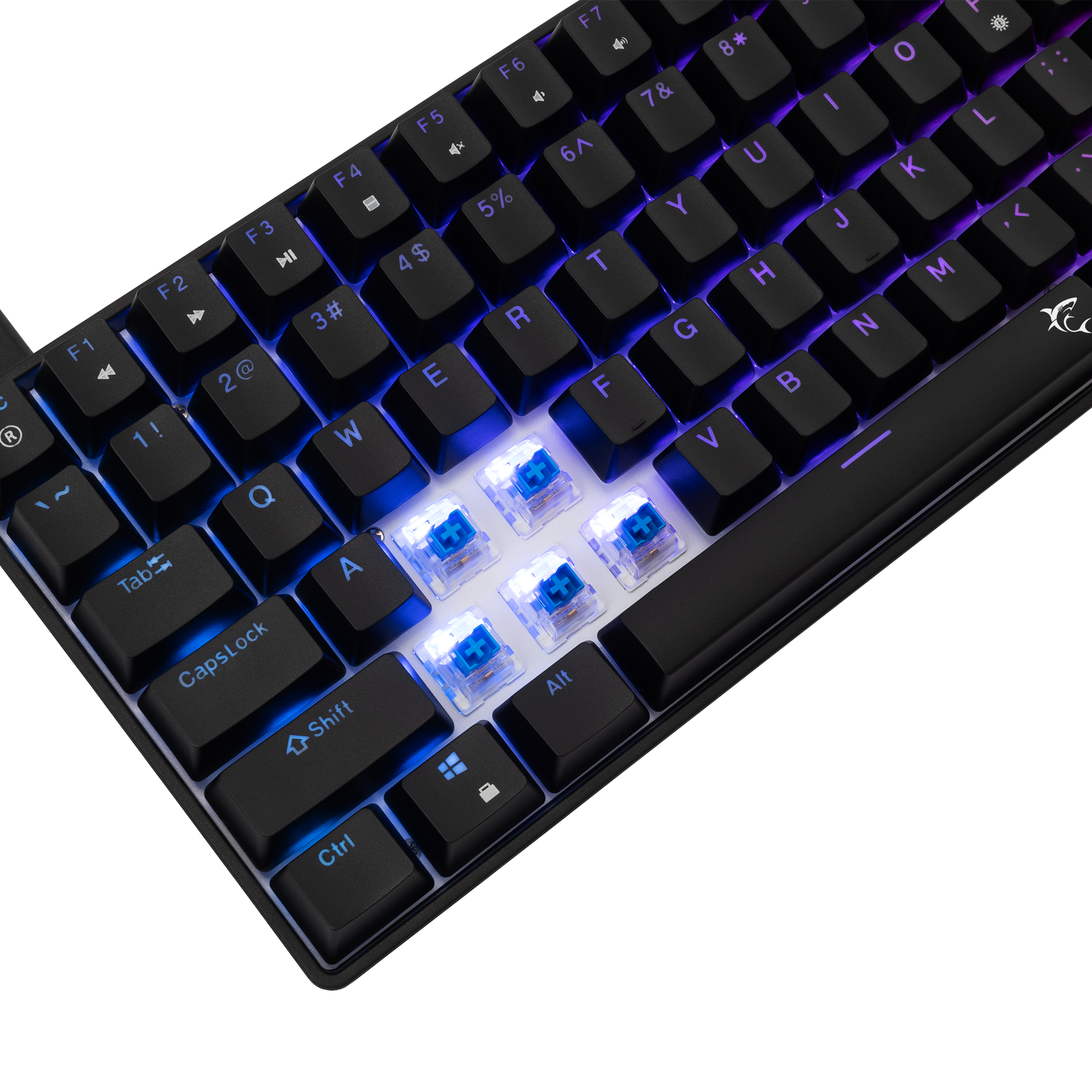 White Shark Tipkovnica GK-005121 HAMACHI Mehanička RGB / US - BLUE SW.-4