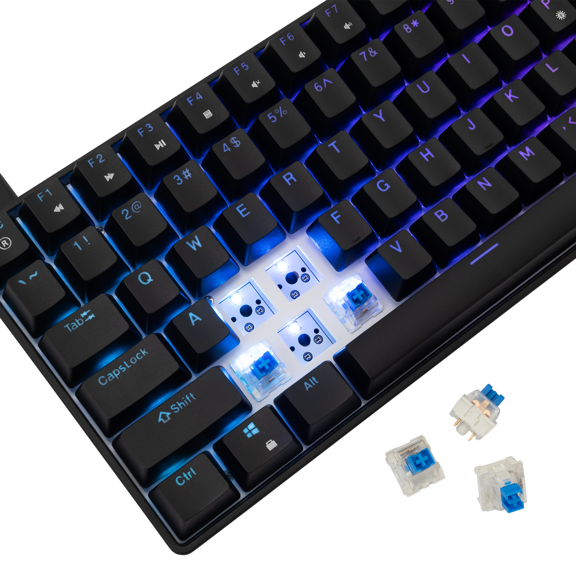 White Shark Tipkovnica GK-005121 HAMACHI Mehanička RGB / US - BLUE SW.-5