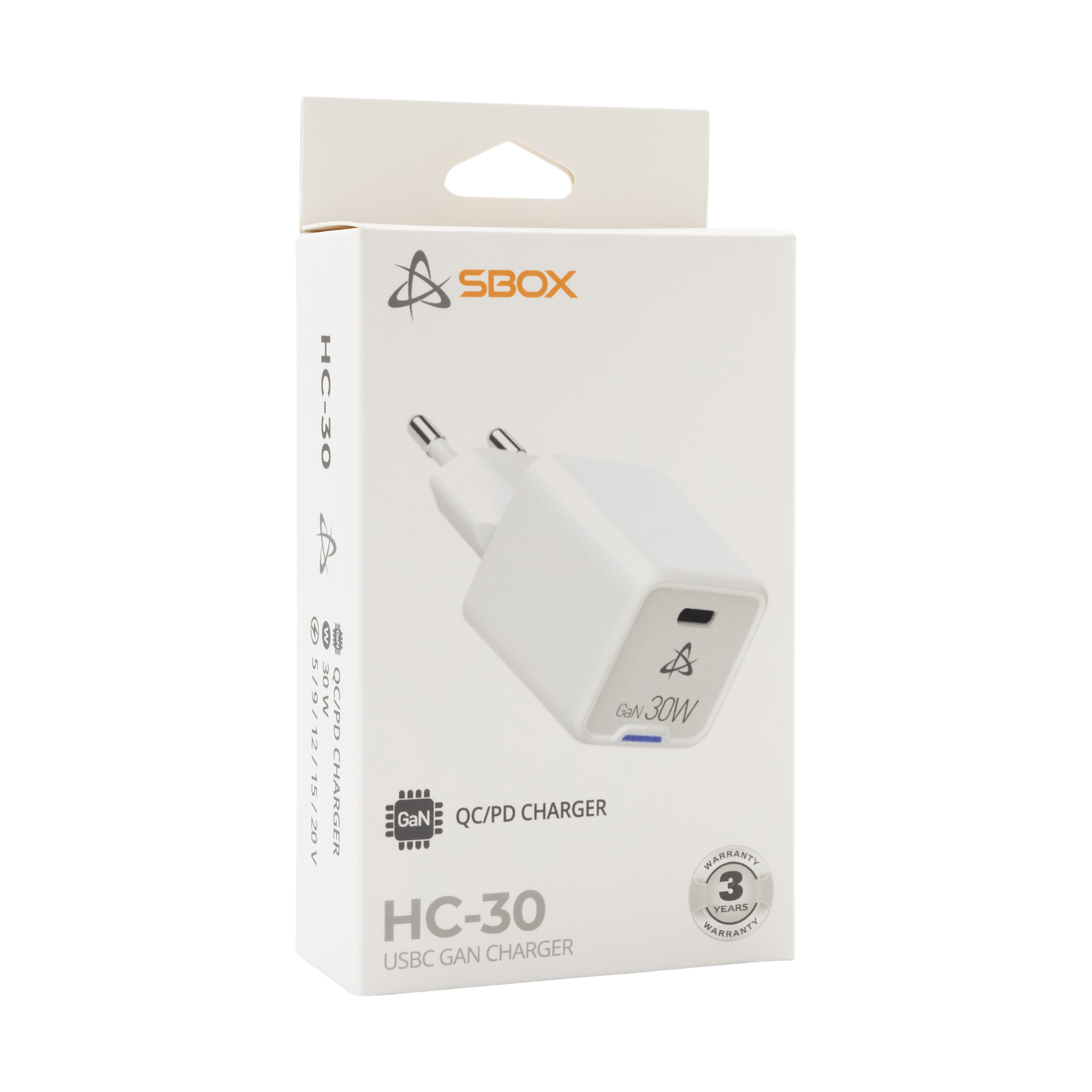 Punjač SBOX HC-30 (USB Type-C, 30W)-7