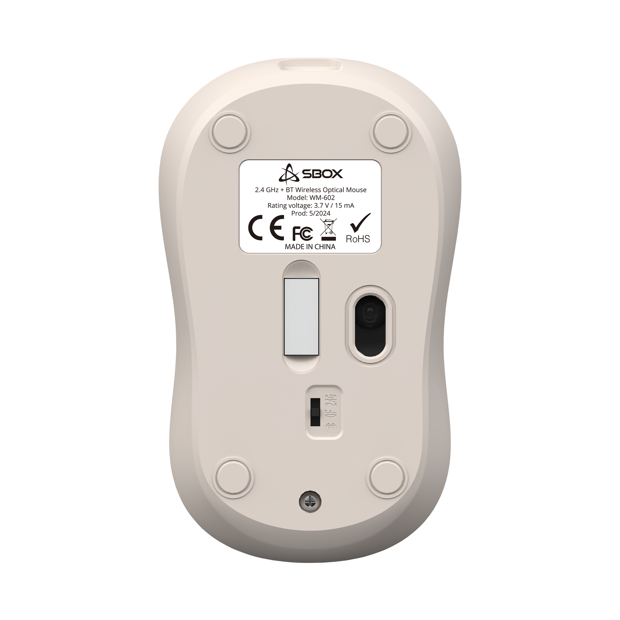 Bežični miš SBOX WM-602 bež-4