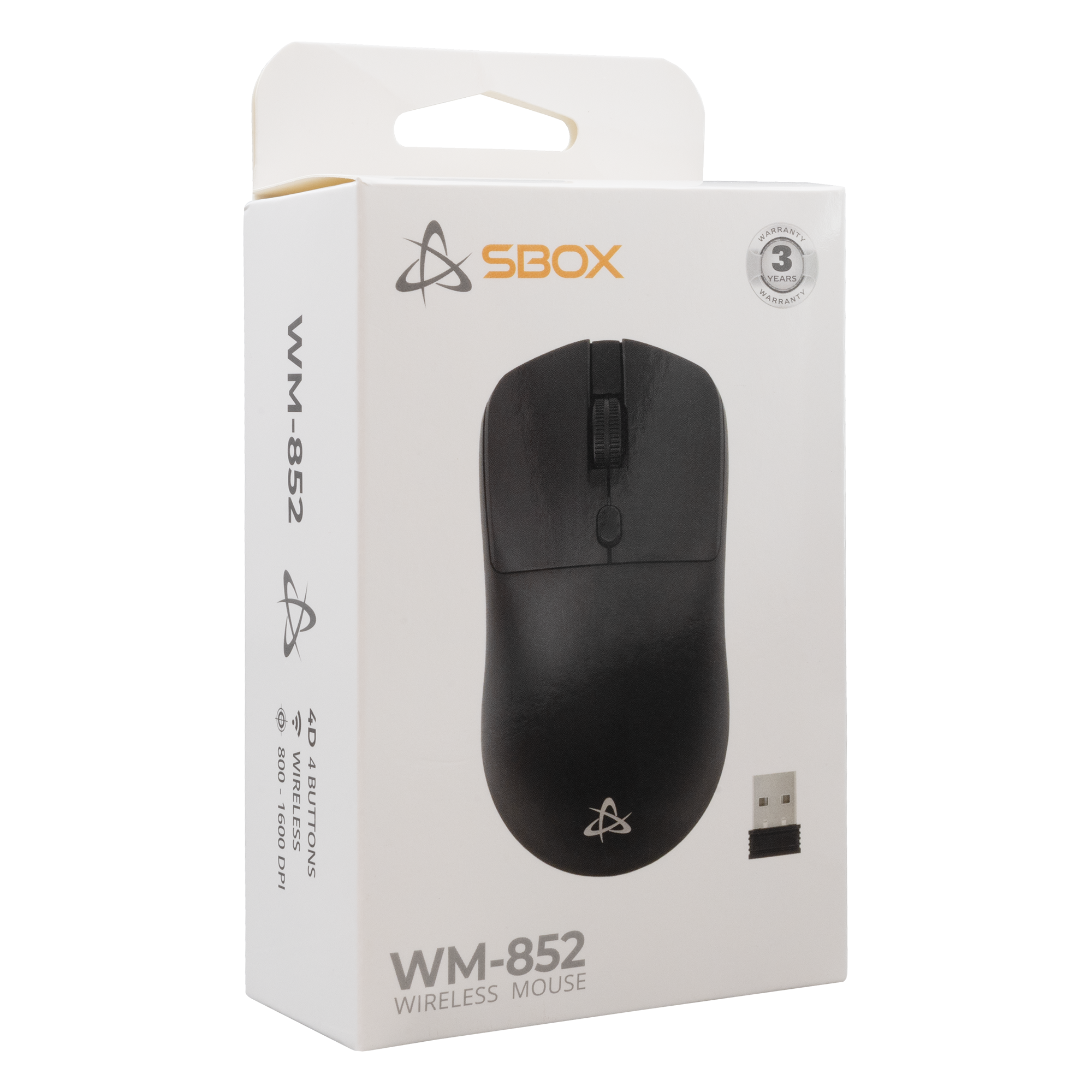 MIŠ SBOX WM-852 Crni Bežični-5