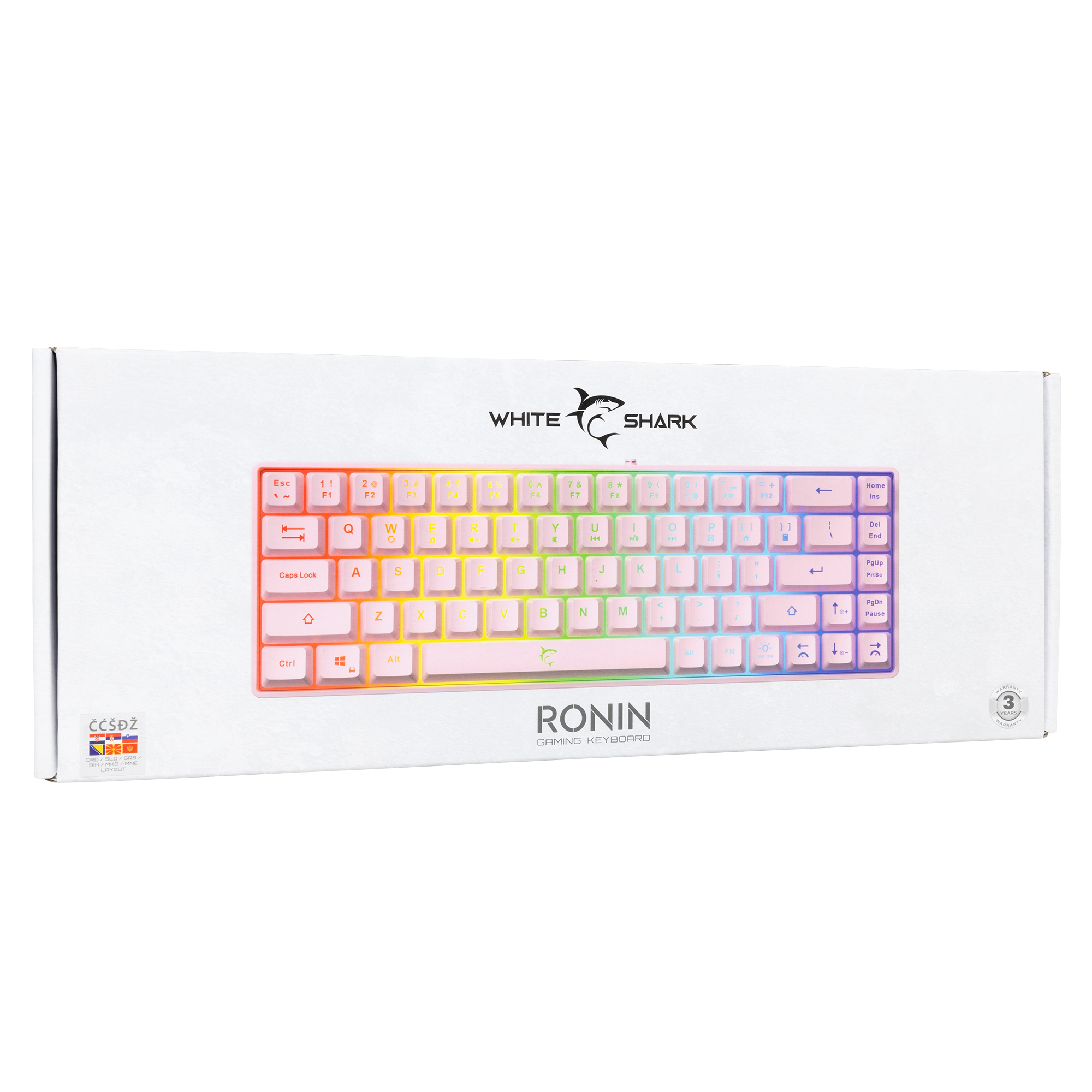 White Shark TIPKOVNICA GK-2201 RONIN Roza / HR-6