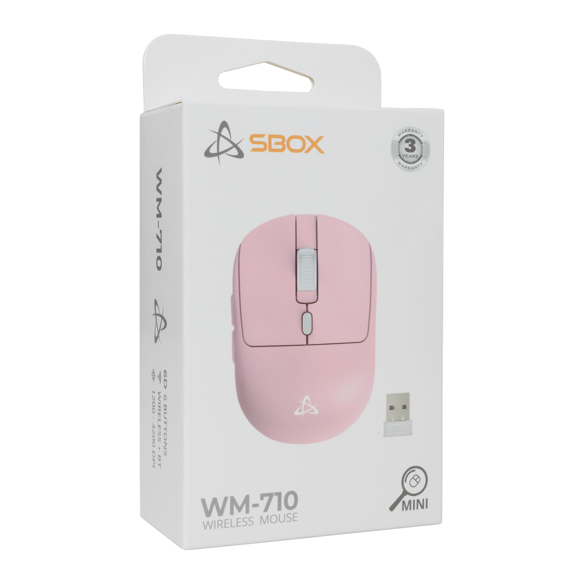 MIŠ SBOX WM-710 Rozi Bežicni-11