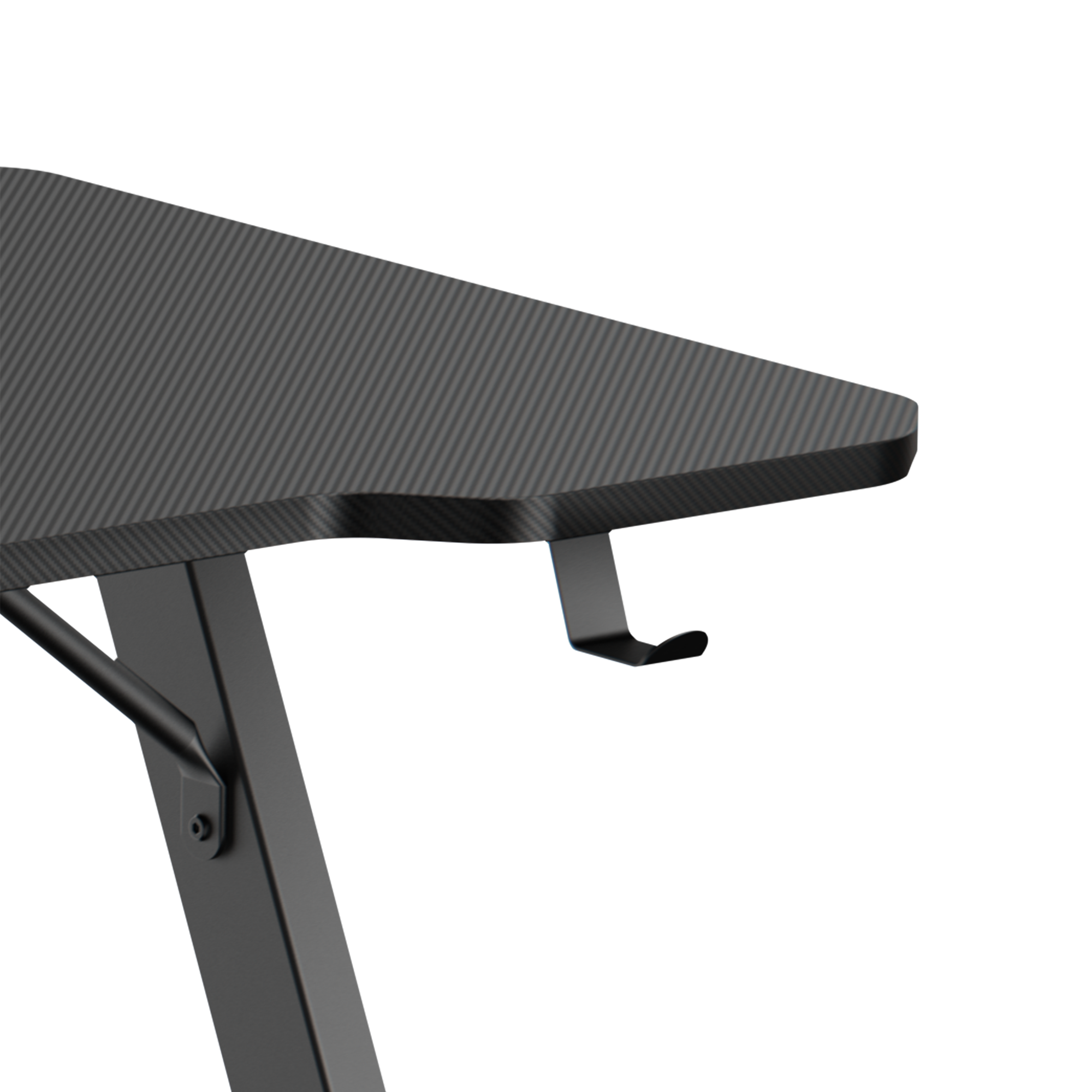 Gaming stol WHITE SHARK Helix (120x60cm, crni)-12