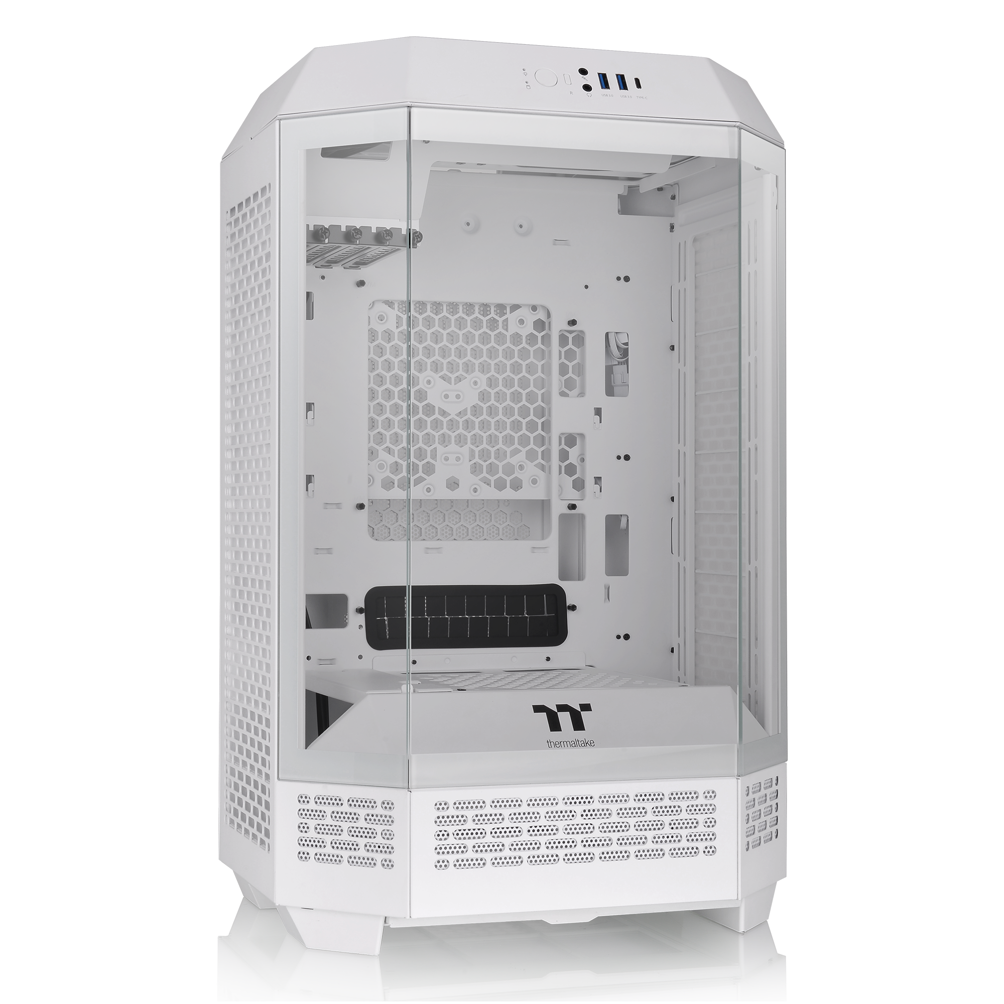 Kućište za računalo THERMALTAKE The Tower 300 Mini Tower (Bijelo, Micro ATX/Mini-ITX, 3x 3.5"/2.5" utora, USB 3.2 Gen 2 Type-C, ARGB)-19