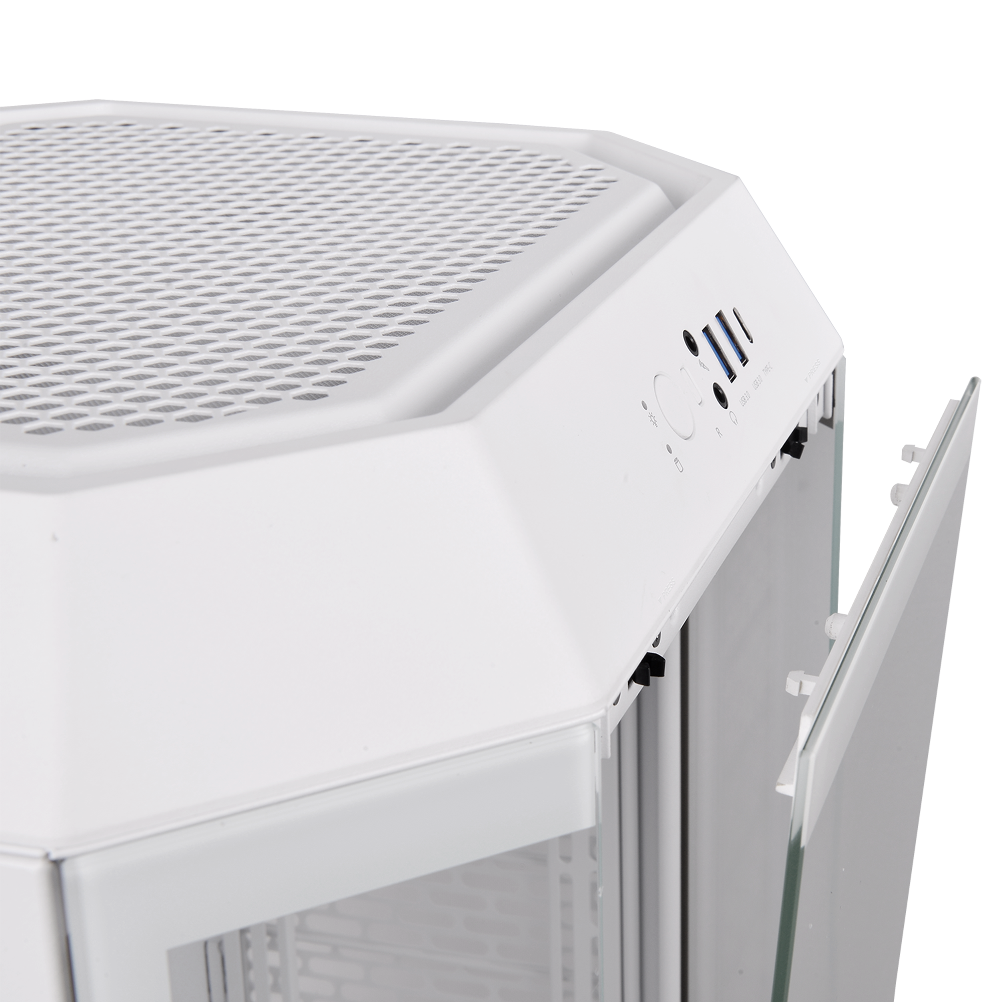 Kućište za računalo THERMALTAKE The Tower 300 Mini Tower (Bijelo, Micro ATX/Mini-ITX, 3x 3.5"/2.5" utora, USB 3.2 Gen 2 Type-C, ARGB)-29