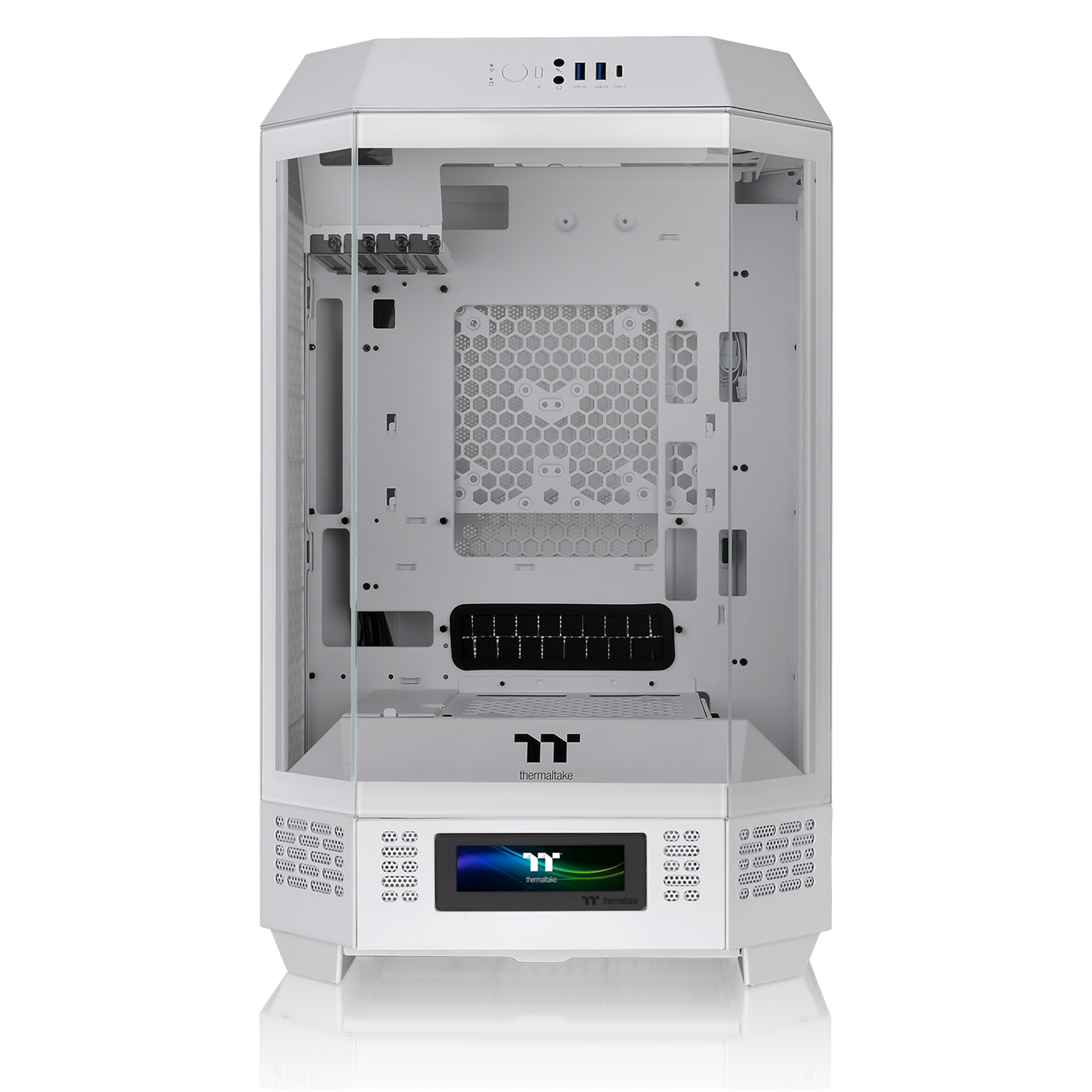 Kućište za računalo THERMALTAKE The Tower 300 Mini Tower (Bijelo, Micro ATX/Mini-ITX, 3x 3.5"/2.5" utora, USB 3.2 Gen 2 Type-C, ARGB)-20