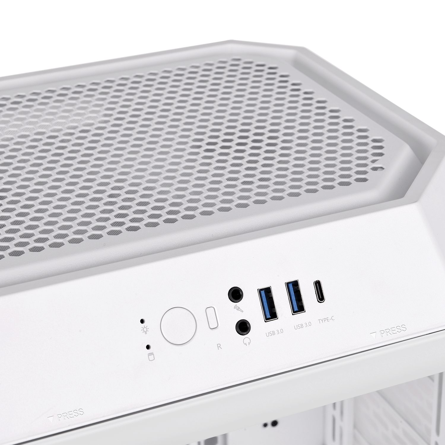 Kućište za računalo THERMALTAKE The Tower 300 Mini Tower (Bijelo, Micro ATX/Mini-ITX, 3x 3.5"/2.5" utora, USB 3.2 Gen 2 Type-C, ARGB)-24