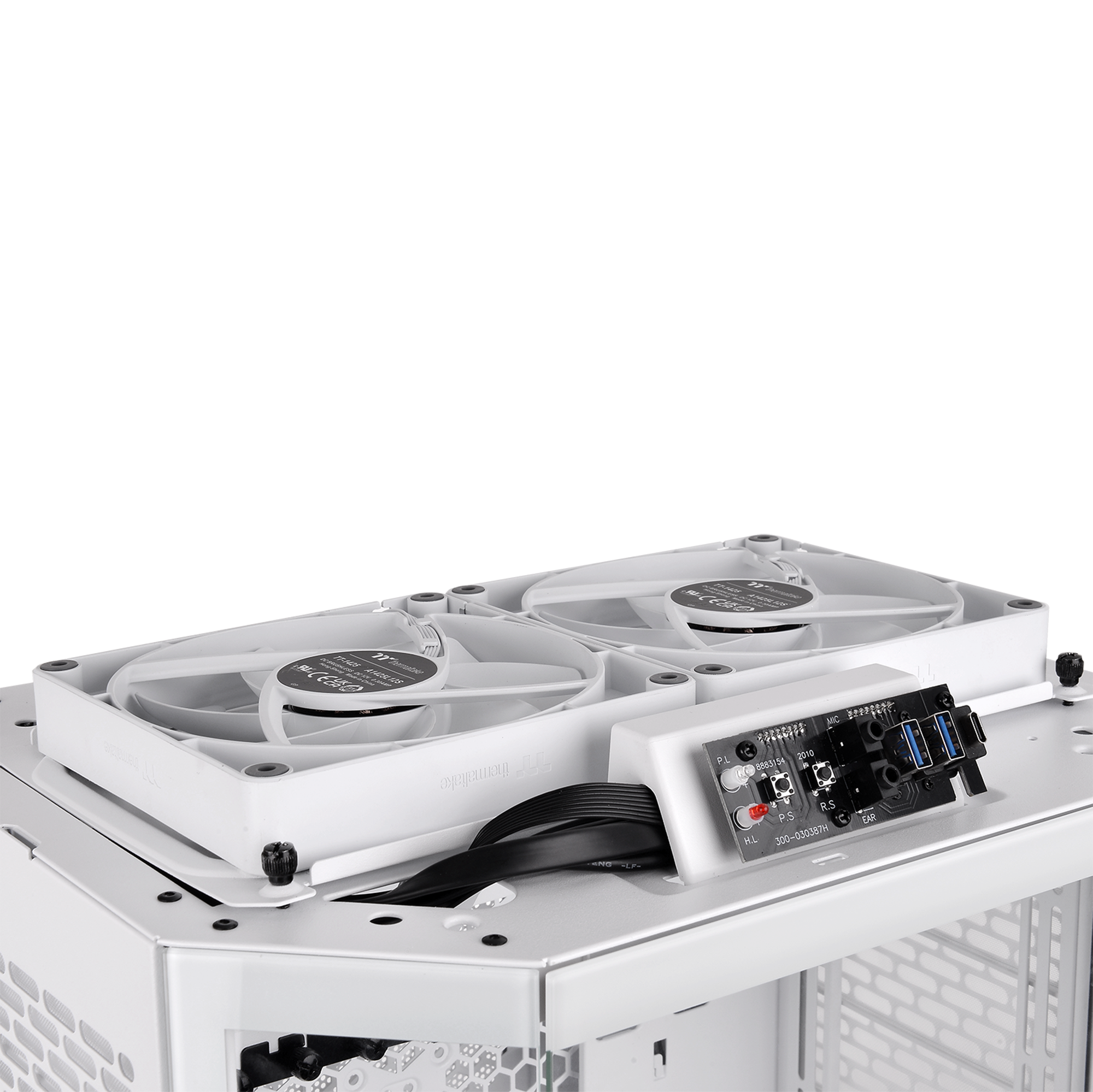 Kućište za računalo THERMALTAKE The Tower 300 Mini Tower (Bijelo, Micro ATX/Mini-ITX, 3x 3.5"/2.5" utora, USB 3.2 Gen 2 Type-C, ARGB)-25